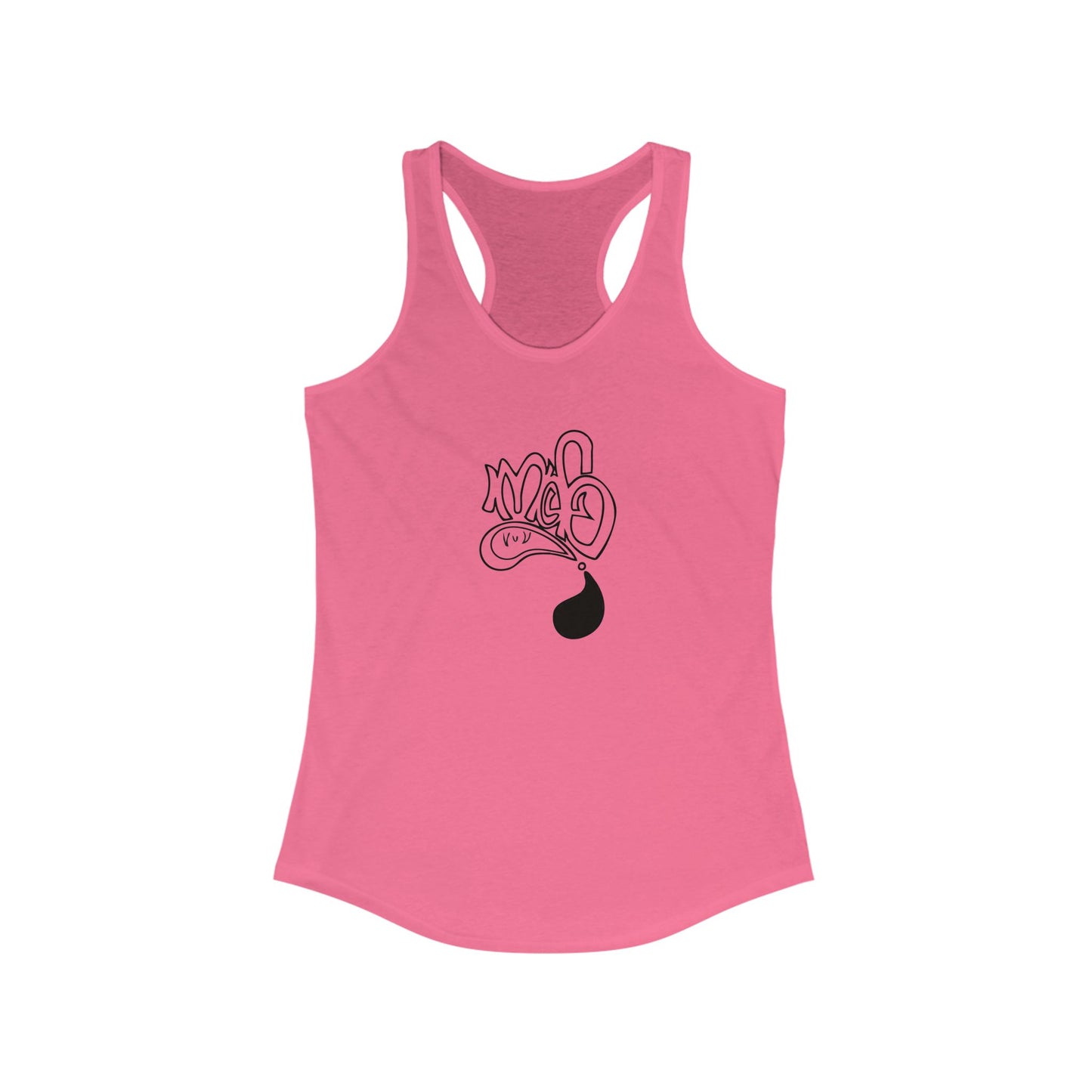 Stylish Women's Racerback Tank for Summer Fun, Casual Wear, Workout Top, Graphic Tee, Festival Outfit