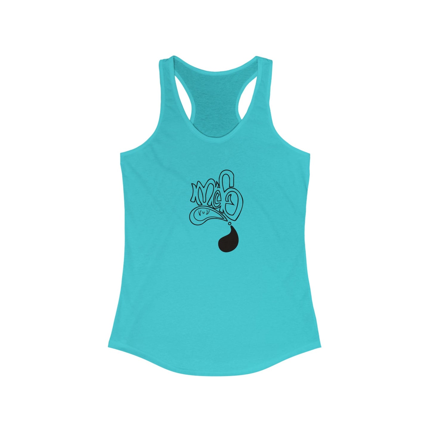 Stylish Women's Racerback Tank for Summer Fun, Casual Wear, Workout Top, Graphic Tee, Festival Outfit