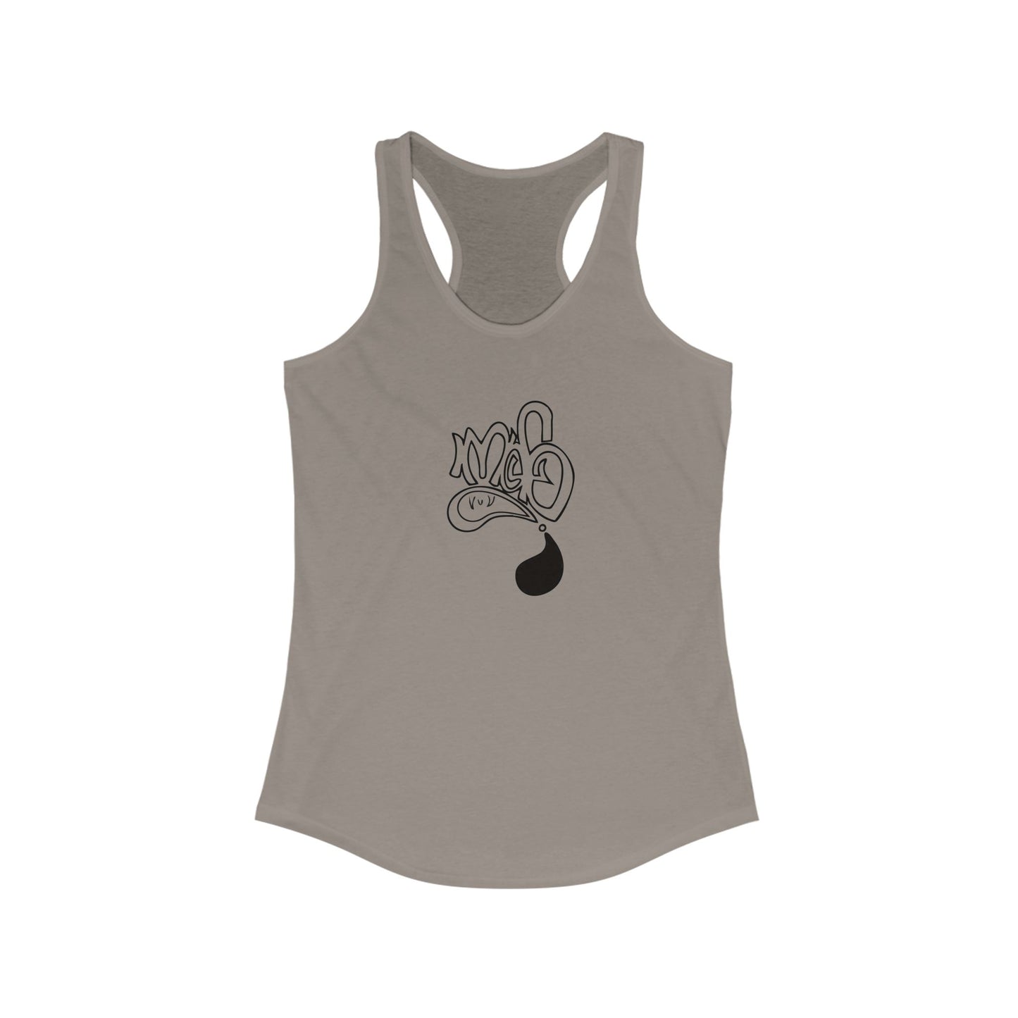 Stylish Women's Racerback Tank for Summer Fun, Casual Wear, Workout Top, Graphic Tee, Festival Outfit