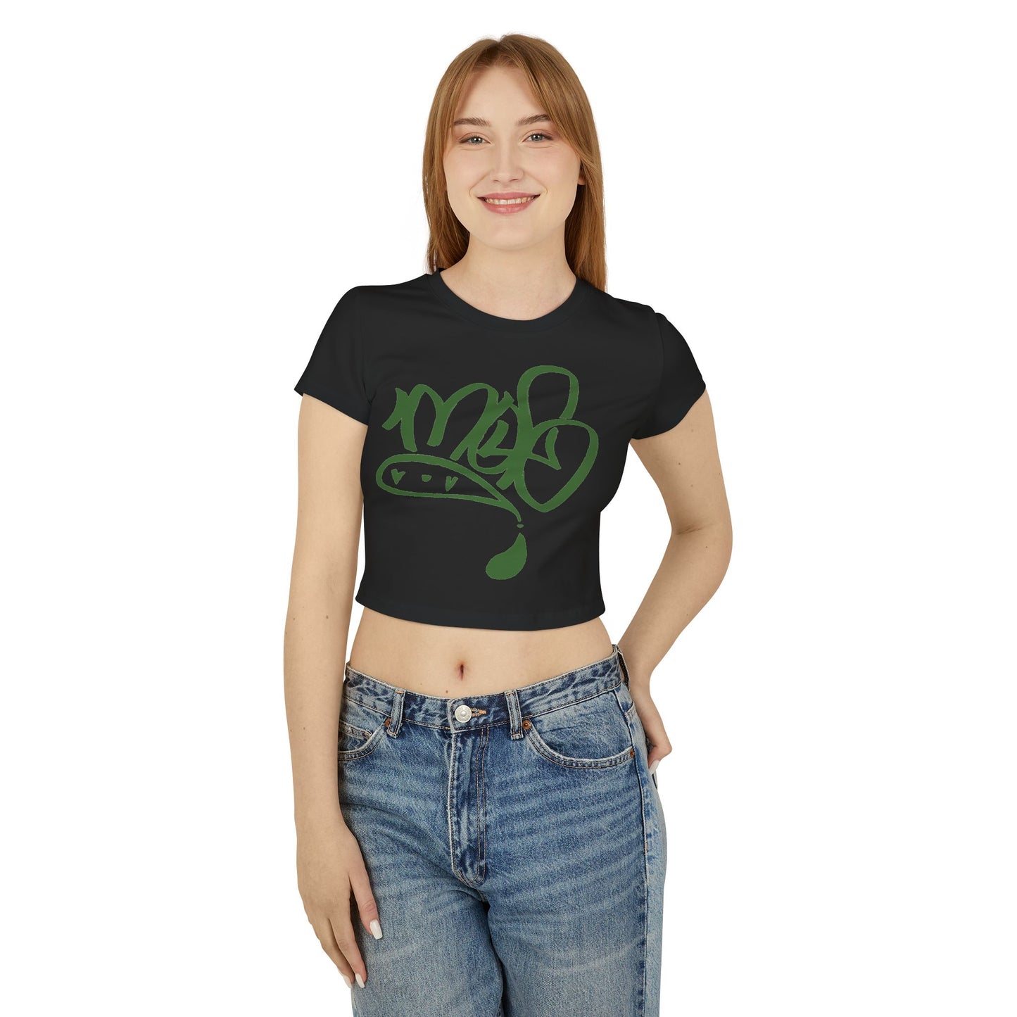 Trendy Women's Baby Tee with Unique Design