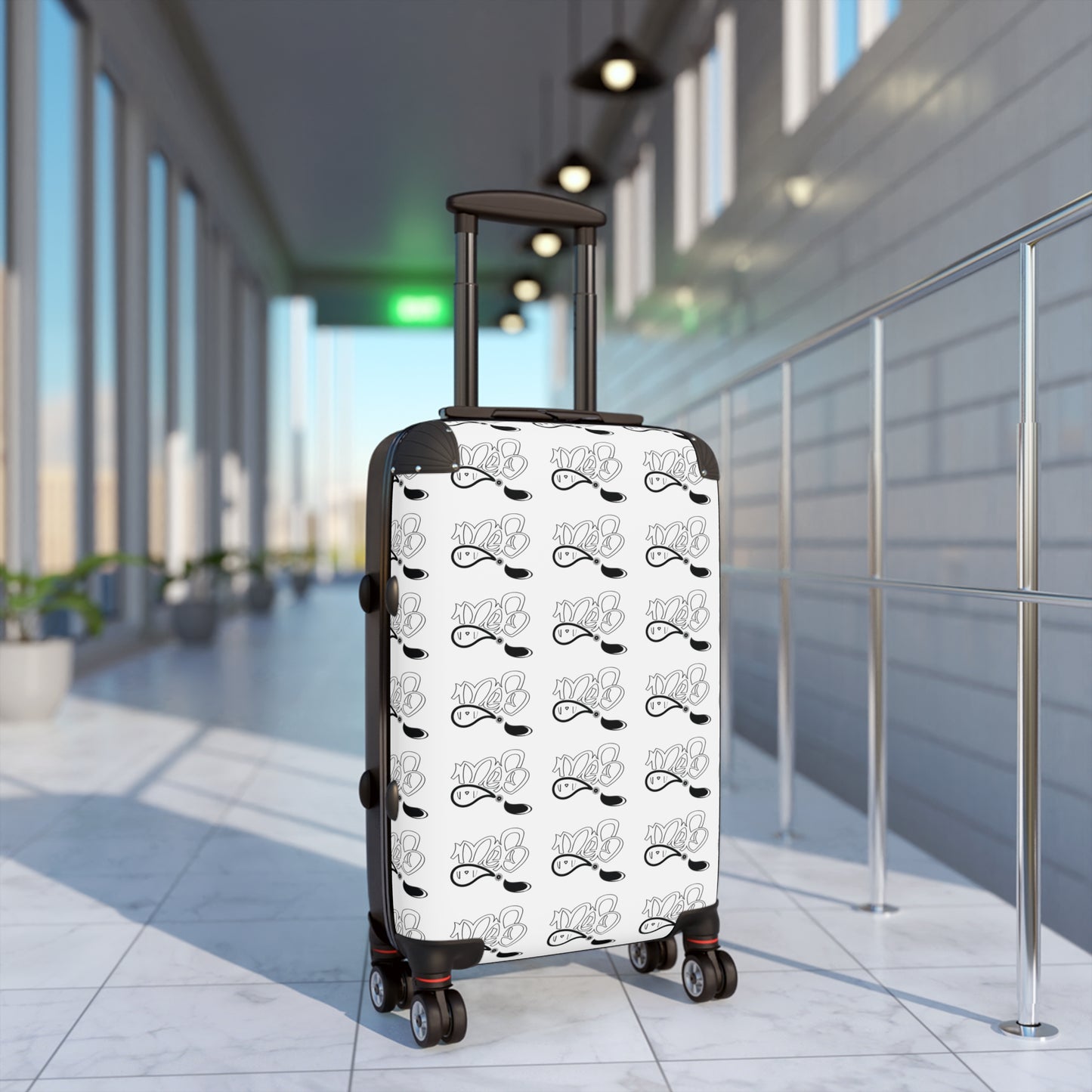 Stylish Travel Suitcase with Fun Design, Luggage for Adventure Seekers, Unique Carry-On, Vacation Essential, Gift for Travelers