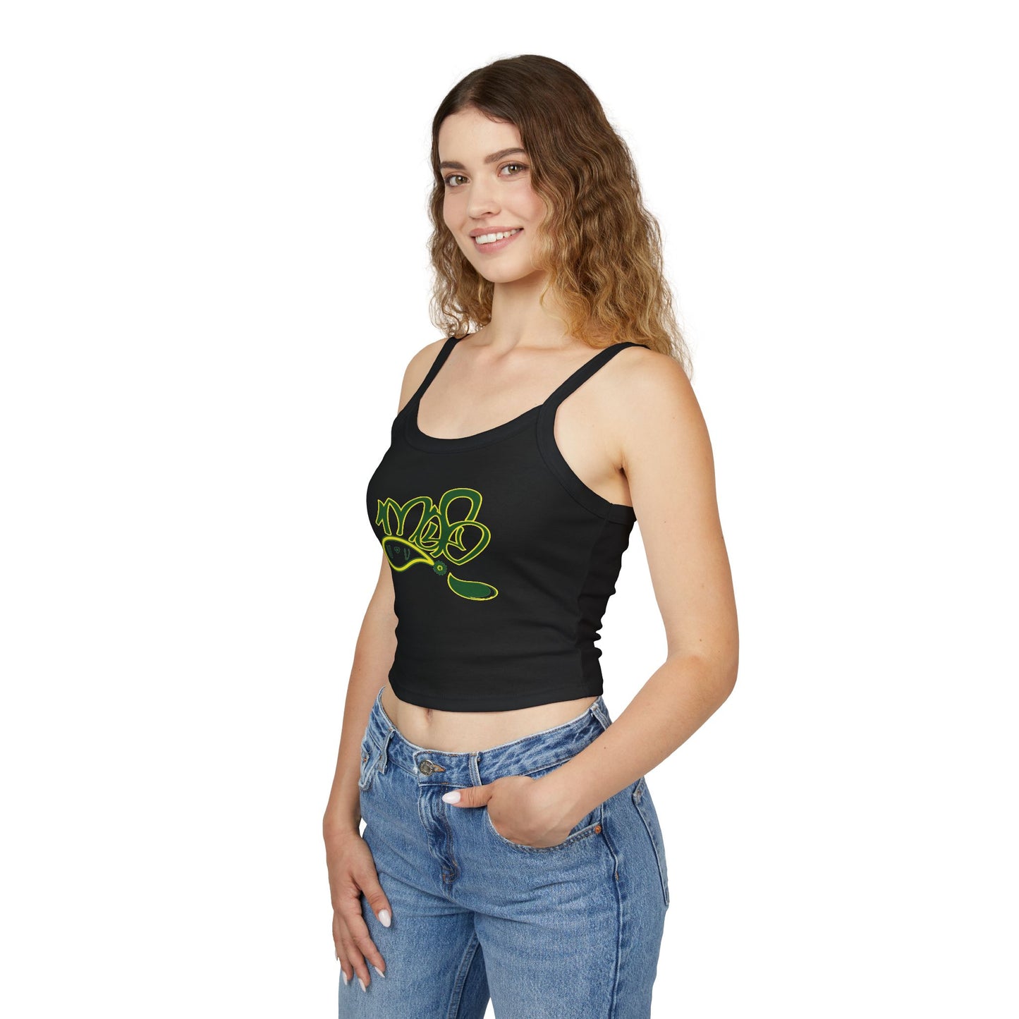 Trendy Graphic Spaghetti Strap Tank Top for Women, Summer Top, Casual Wear, Festival Outfit, Gift for Her