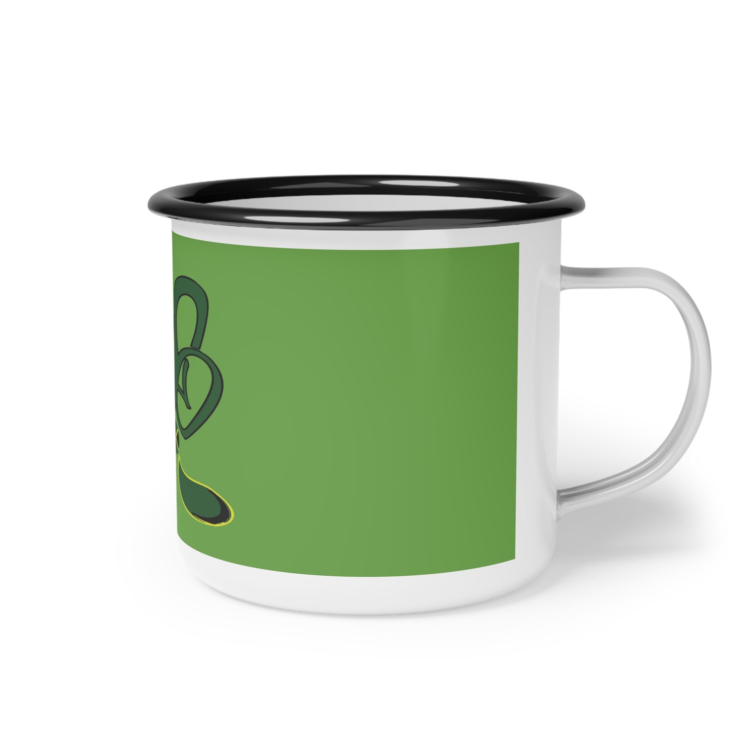 Rustic Enamel Camp Cup, Camping Mug, Outdoor Adventure Cup, Nature Lover Gift, Hiking Accessory, Picnic Essential