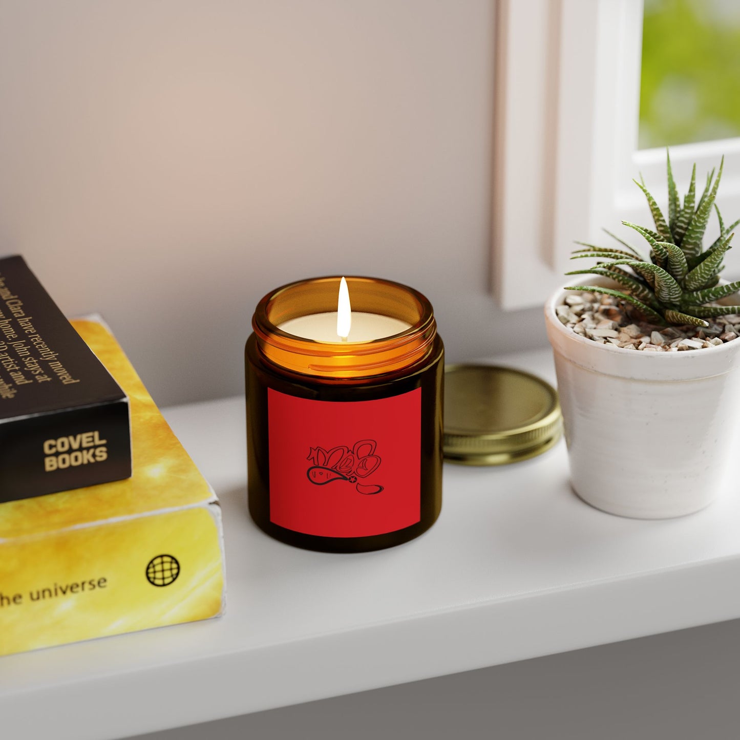 Coconut Apricot Scented Candles, Relaxing Home Decor, Unique Gifts for Her, Spa Candles, Cozy Ambiance, Aromatherapy