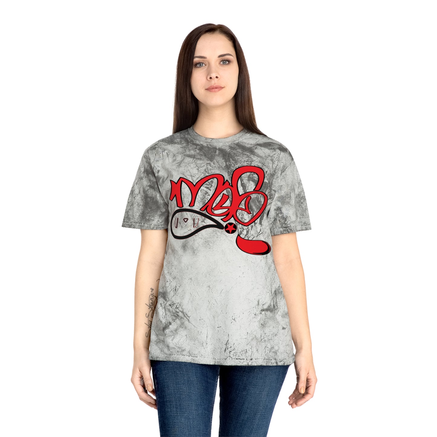 Color Blast Graphic Tee for Festival Vibes, Unisex T-Shirt, Streetwear, Summer Fashion, Creative Expression, Casual Style