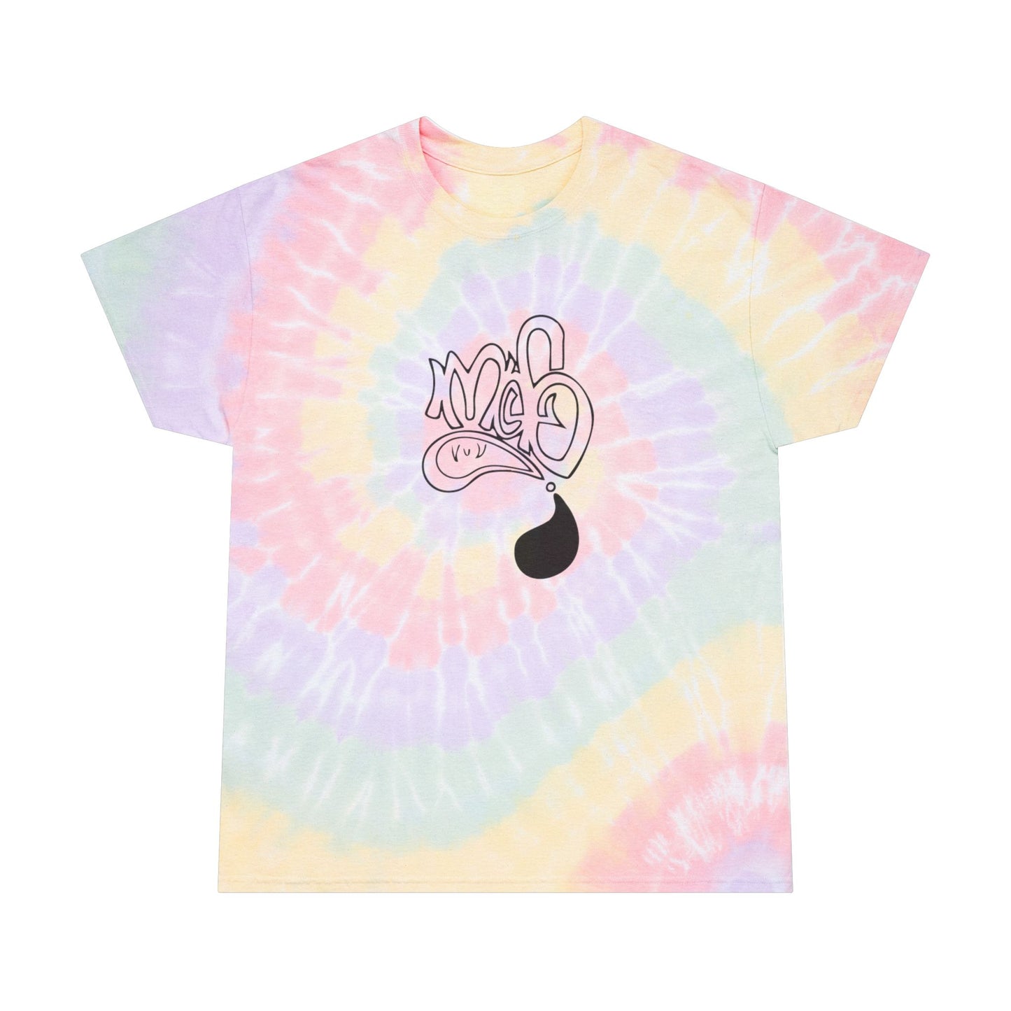 Pastel Tie-Dye Tee, Spiral Shirt, Boho Style Tee, Chill Vibes T-Shirt, Summer Festival Top, Vintage Style Shirt
