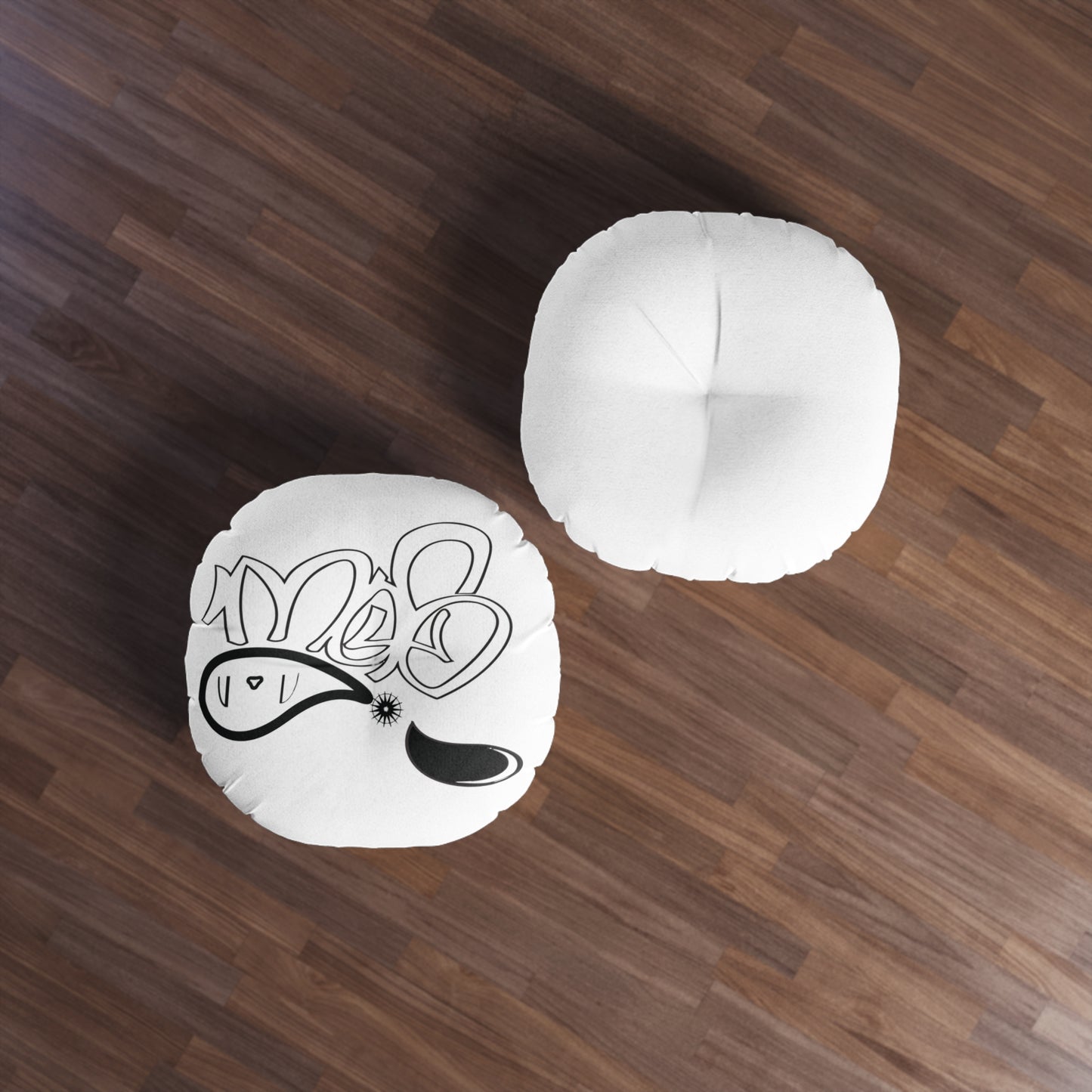 Tufted Floor Pillow, Round | Cozy Modern Decor, Boho Living Room Accent, Floor Cushion, Stylish Seating, Gift for Home