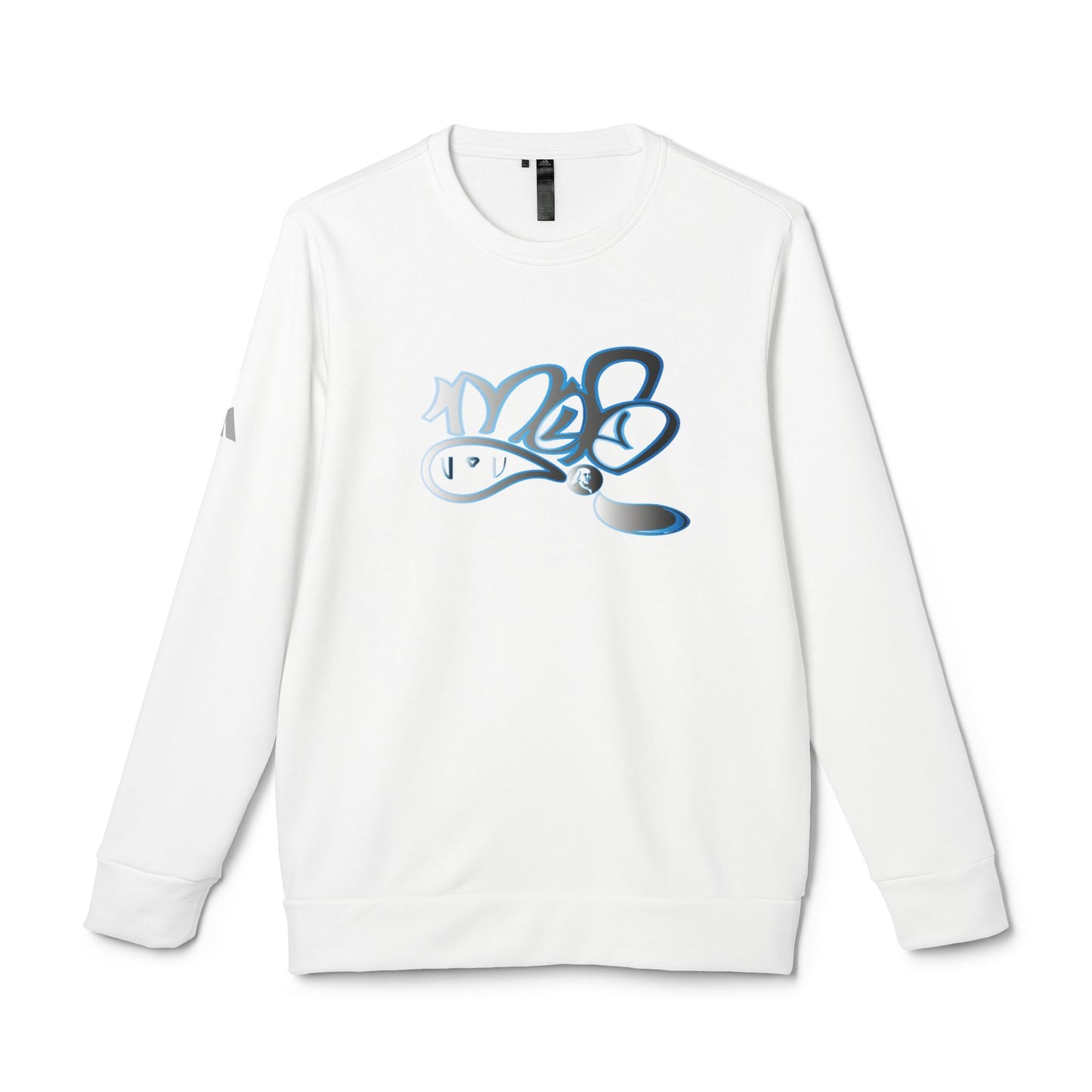 Adidas Unisex Fleece Crewneck Sweatshirt - Stylish Comfort with Unique Graphic Design