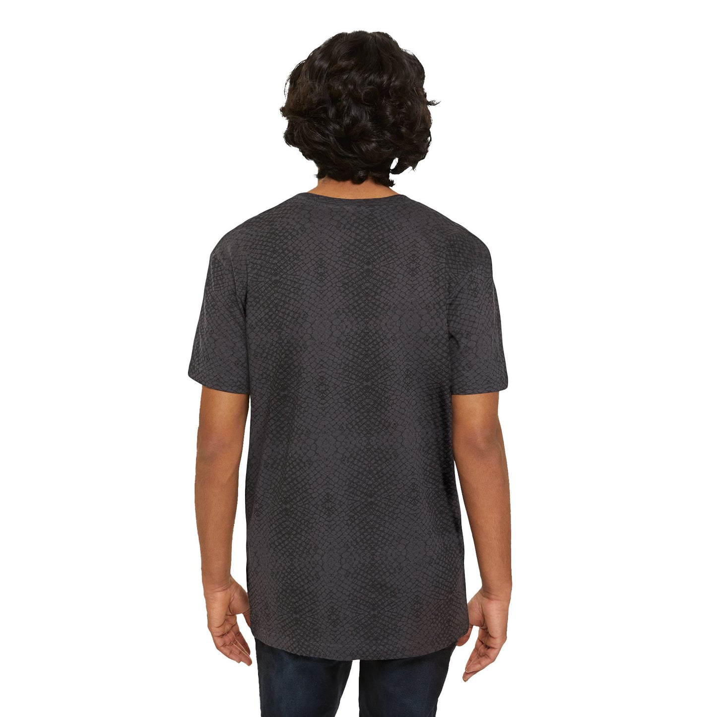 Urban Jungle Men's Fine Jersey Tee - Leopard Print, Casual Wear, Gift for Him, Trendy Fashion, Summer Style