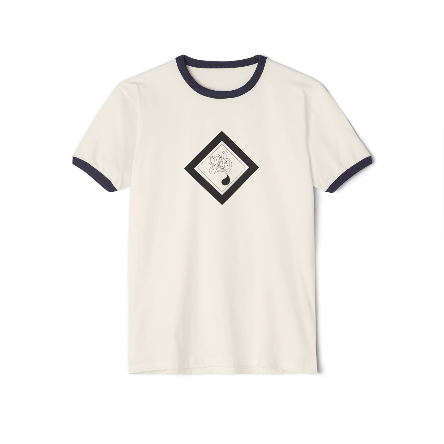 Unisex Cotton Ringer T-Shirt with Music Design, Vintage Style Tee, Music Lover Gift, Casual Fashion, Perfect for Festivals