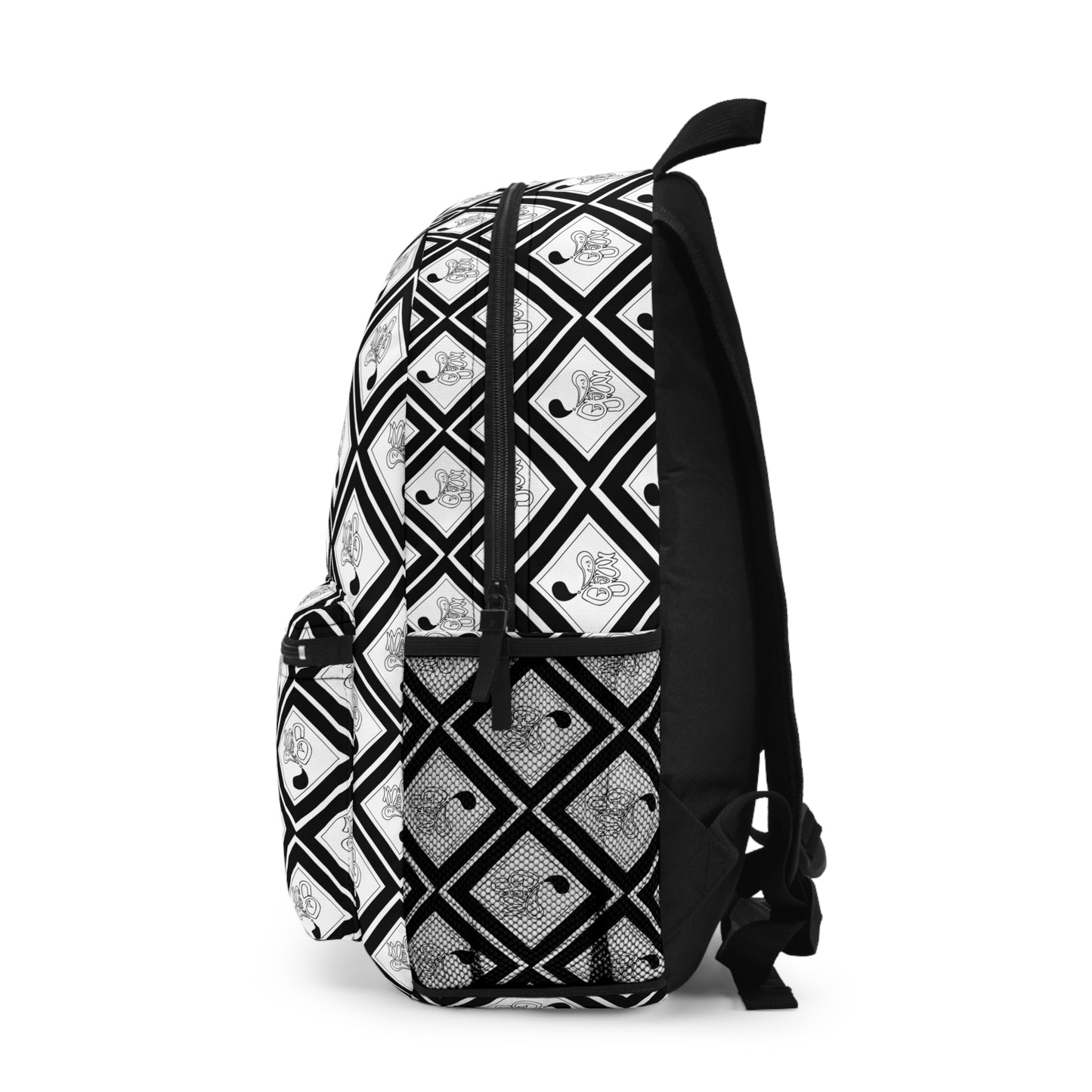 Stylish Geometric Backpack, Trendy School Bag, Everyday Tote, Travel Backpack, Unique Gift Idea