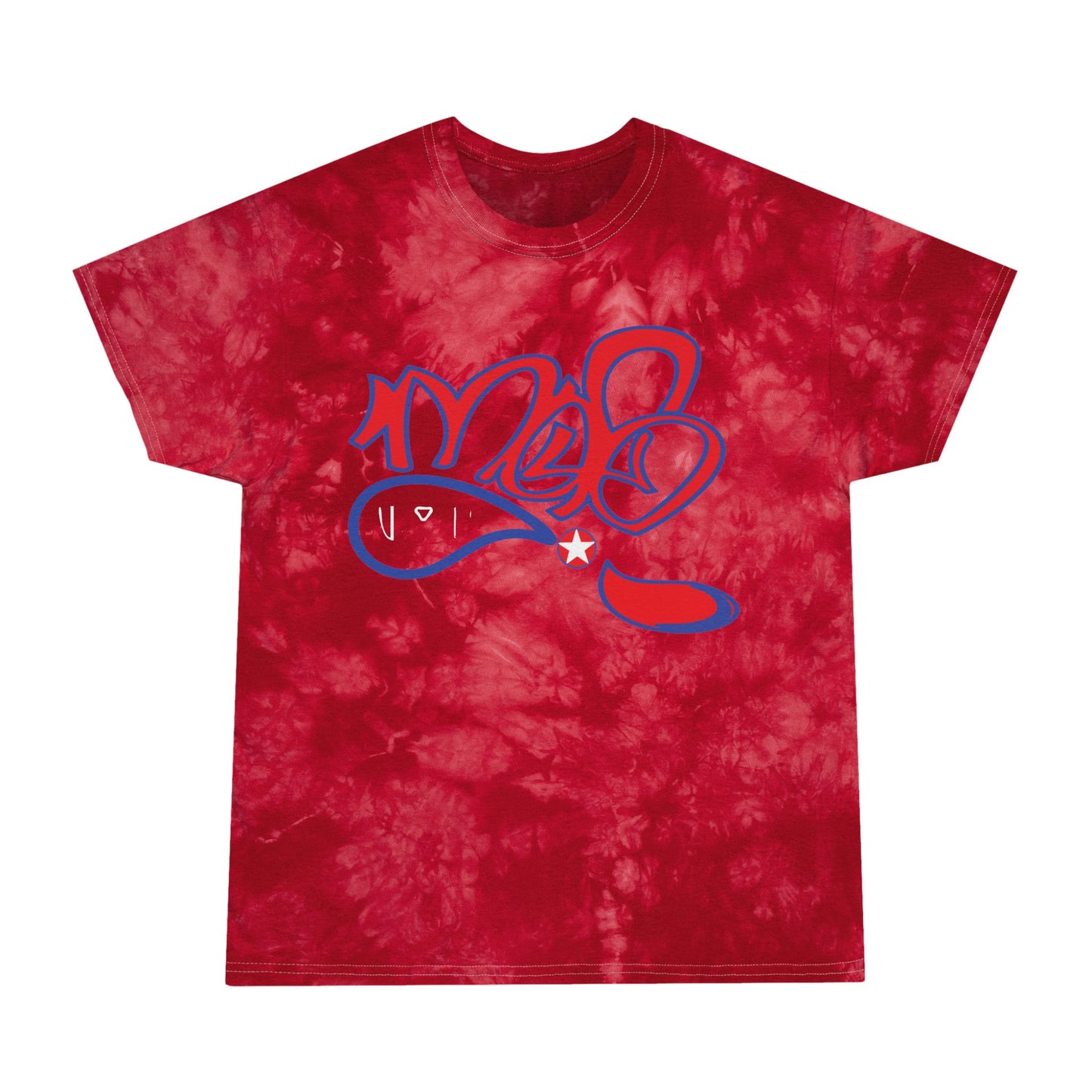 Crystal Tie-Dye Tee – Unisex Graphic T-Shirt, Boho Vibe, Summer Essential, Music Festival Wear, Gift for Teens