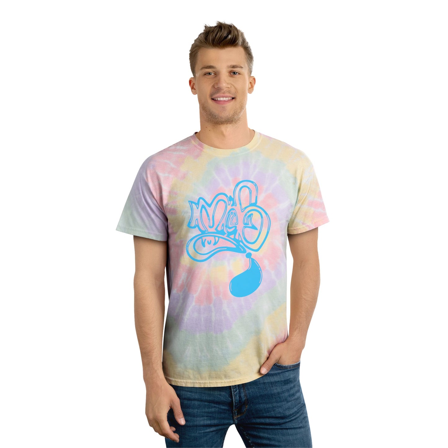Spiral Tie-Dye Tee, Colorful Retro Shirt, Summer Vibes, Festival Wear, Gift for Her, Casual Outfit