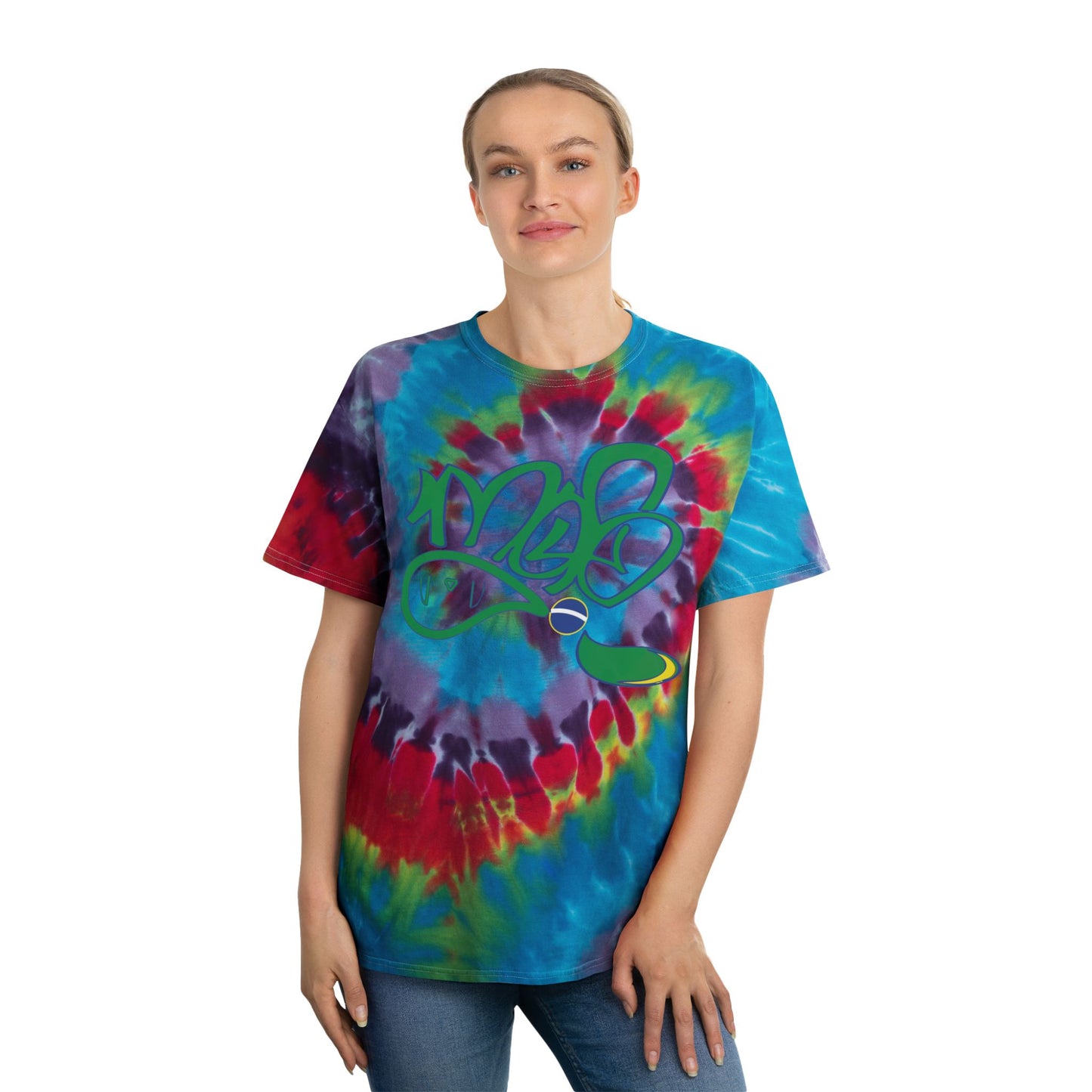 Pastel Tie-Dye Tee with Unique Graphic, Boho Style Shirt, Spiral Tie-Dye Shirt, Summer Festival Wear, Relaxed Fit Tee