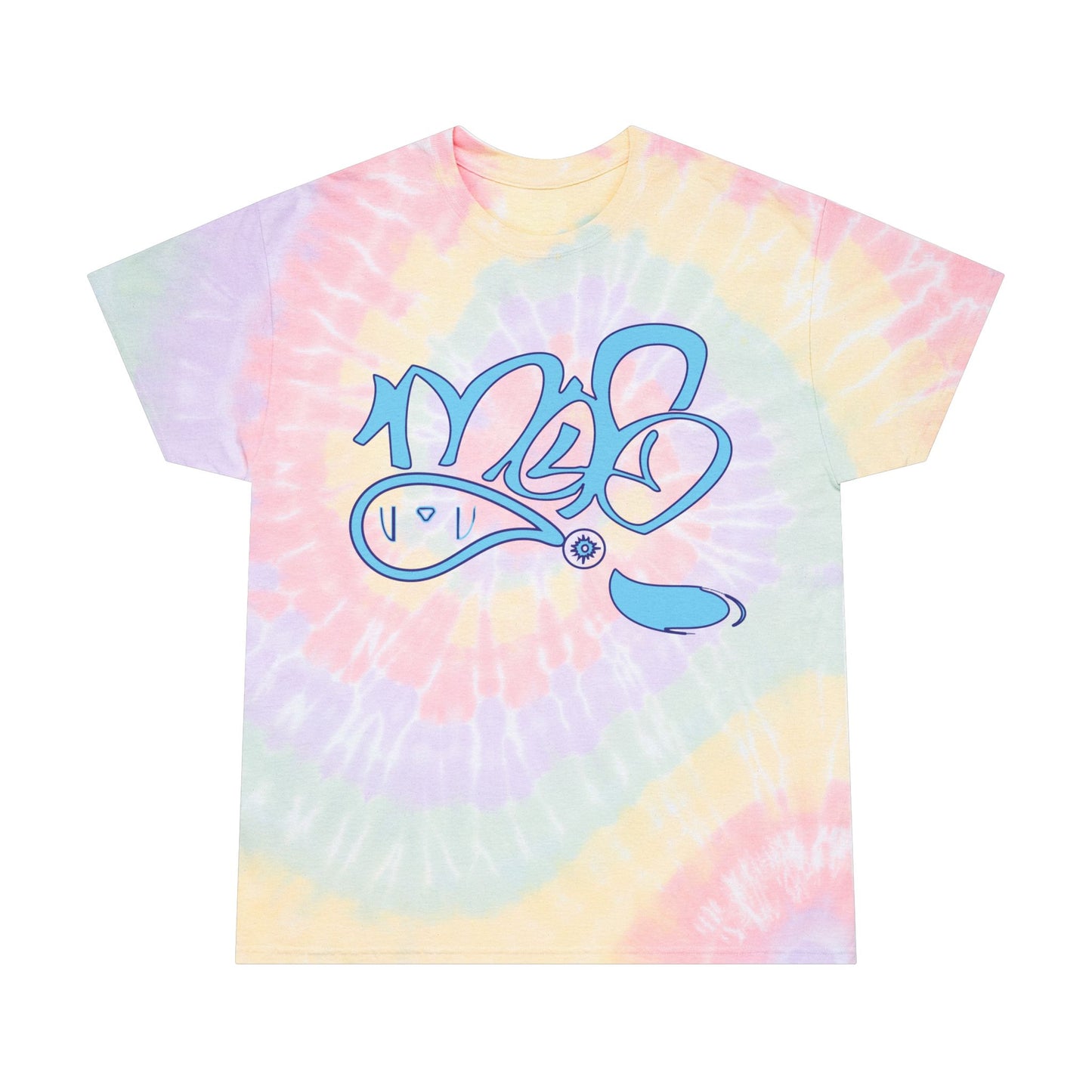 Spiral Tie-Dye Tee, Pastel Summer Vibes, Retro T-Shirt, Ideal for Festivals, Beach Days, Casual Wear, Unisex Gift
