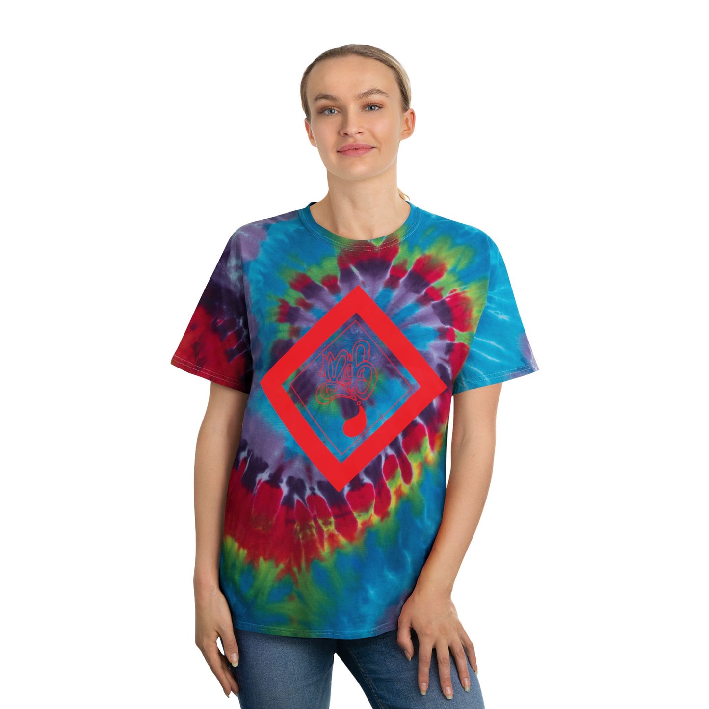 Spiral Tie-Dye Tee, Vibrant Summer Shirt, Retro Style Apparel, Festival Outfit Tee, DIY Gift for Tees Lovers