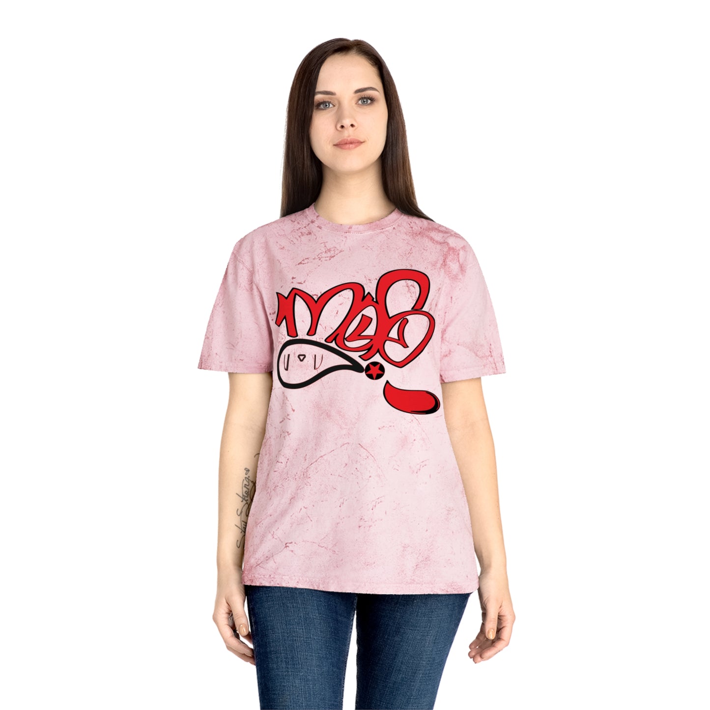 Color Blast Graphic Tee for Festival Vibes, Unisex T-Shirt, Streetwear, Summer Fashion, Creative Expression, Casual Style