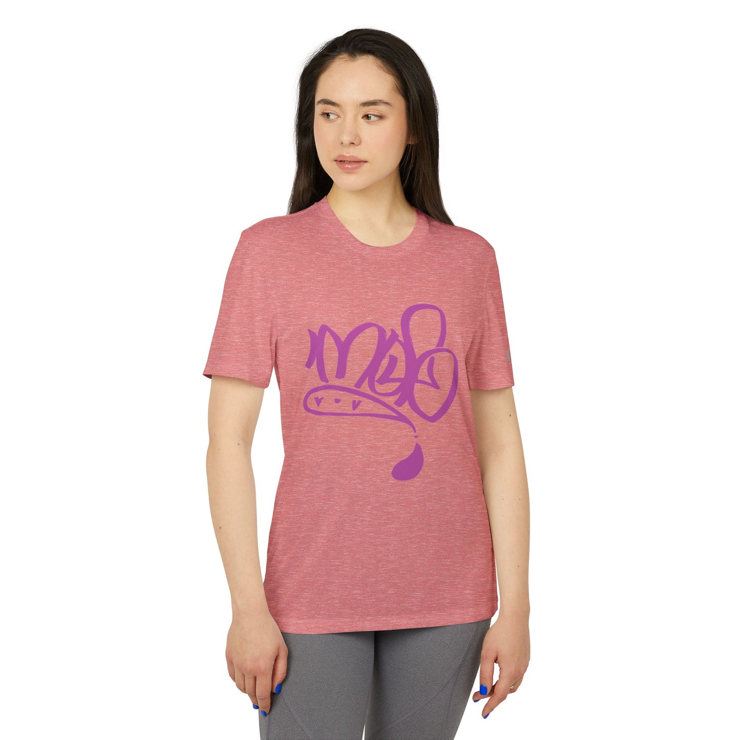 Unisex Sport T-shirt with Graffiti Design, Athletic Shirt, Casual Wear, Fitness Outfit, Trendy Workout Tee