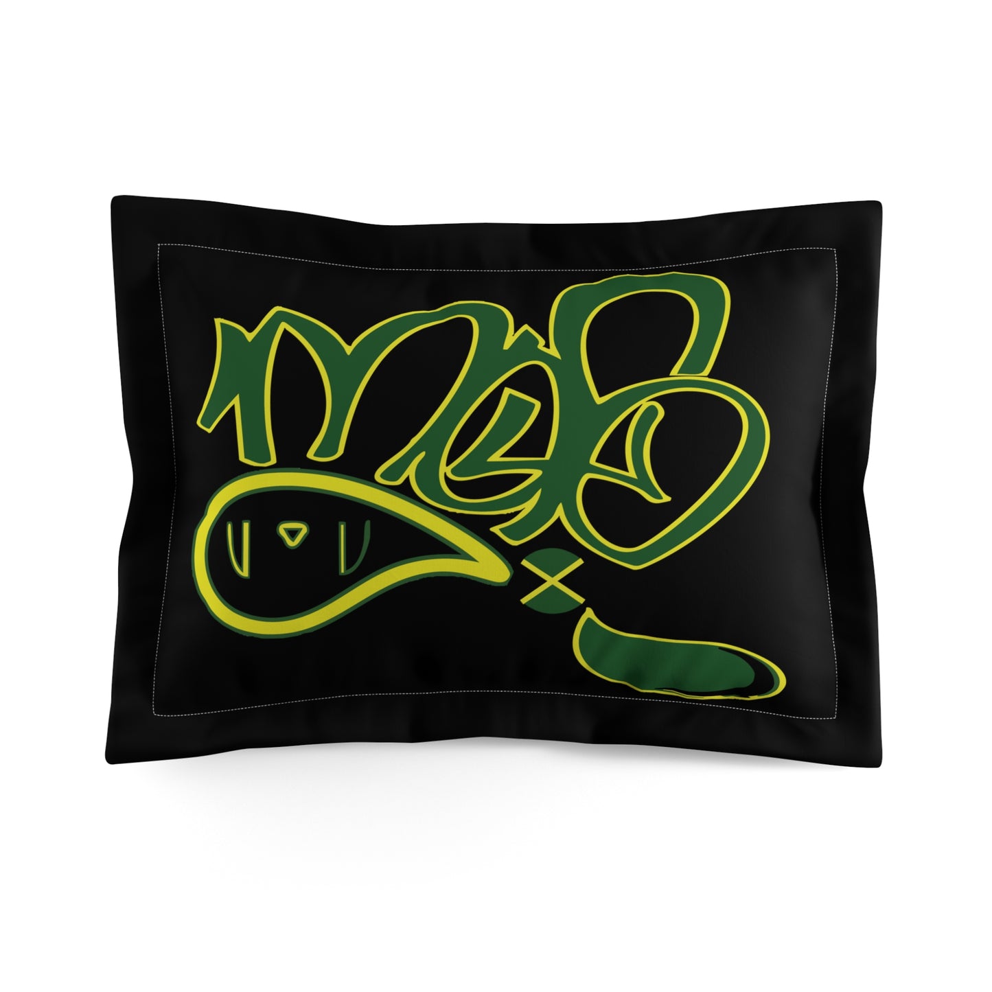 Stylish Microfiber Pillow Sham, Cozy Bedroom Decor, Trendy Home Accent, Unique Gift for Homeowners, Bold Graphic Design