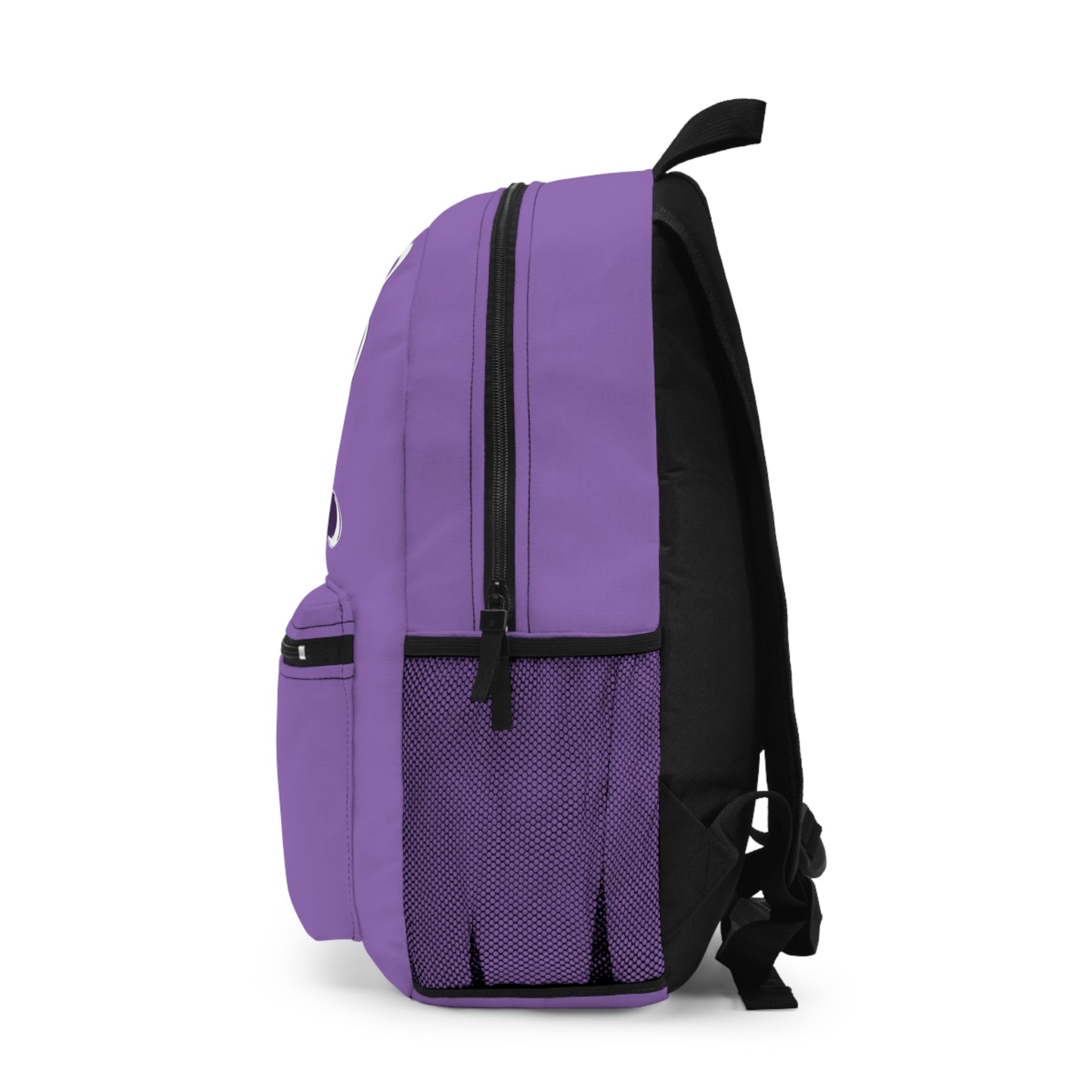 Trendy Graffiti-Style Backpack, Purple School Bag, Statement Accessory, Casual Travel Gear, Perfect for Teens and Students