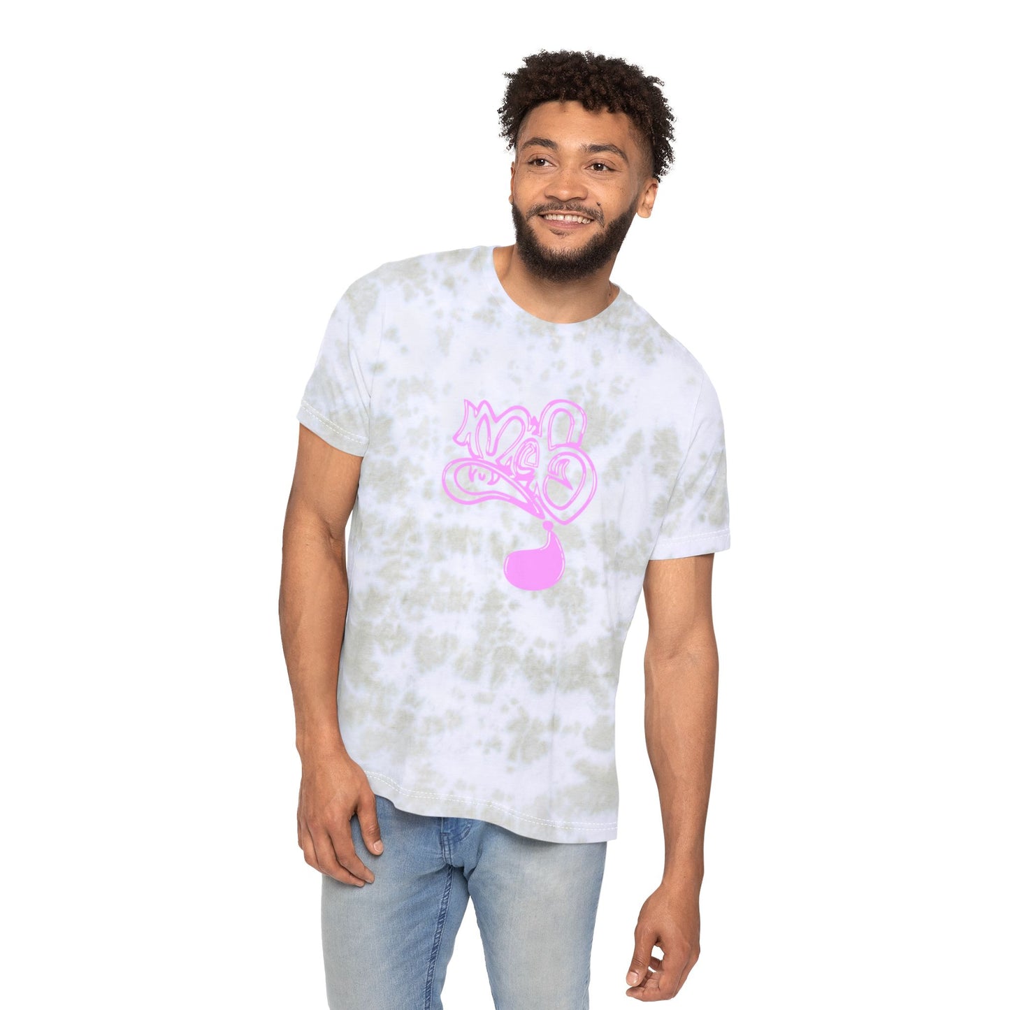 Unisex Tie-Dye Graphic Tee, Unique Fashion T-shirt, Trendy Summer Style, Casual Wear, Gift for Friends