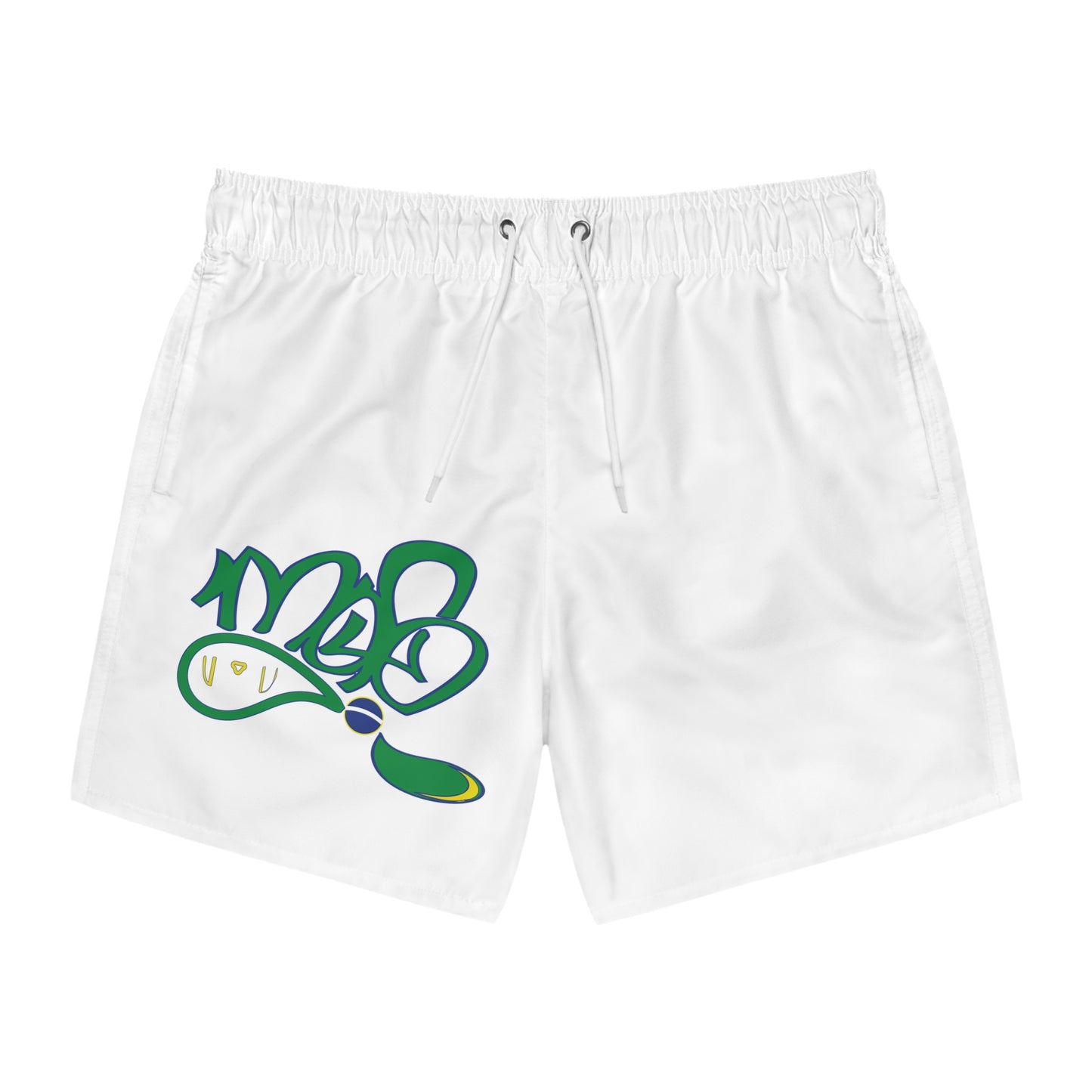 Stylish AOP Swim Trunks for Summer Fun, Beachwear, Pool Parties, Vacation Attire, Trendy Mens Swimsuit