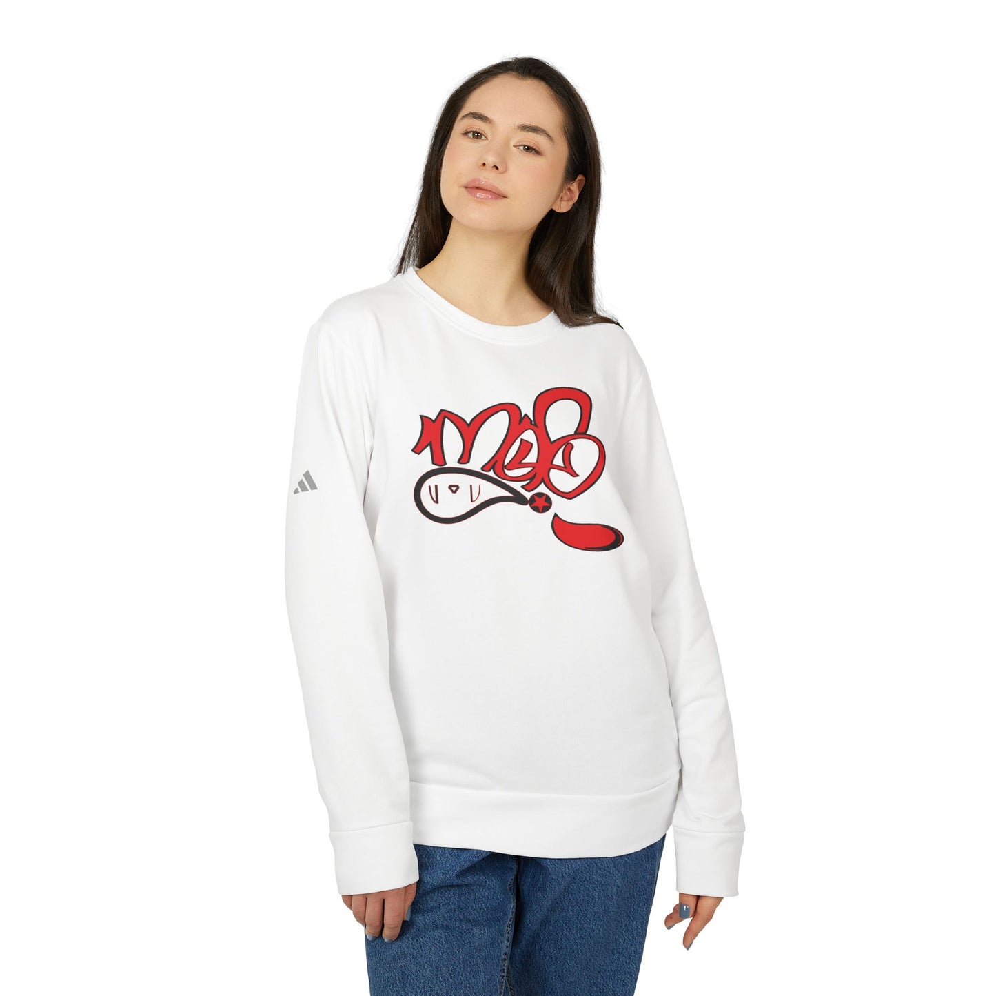 Stylish Urban Sweatshirt, Graffiti Crewneck, Streetwear Apparel, Unisex Fashion, Cozy Casual Outfit, Perfect Gift for Him or Her