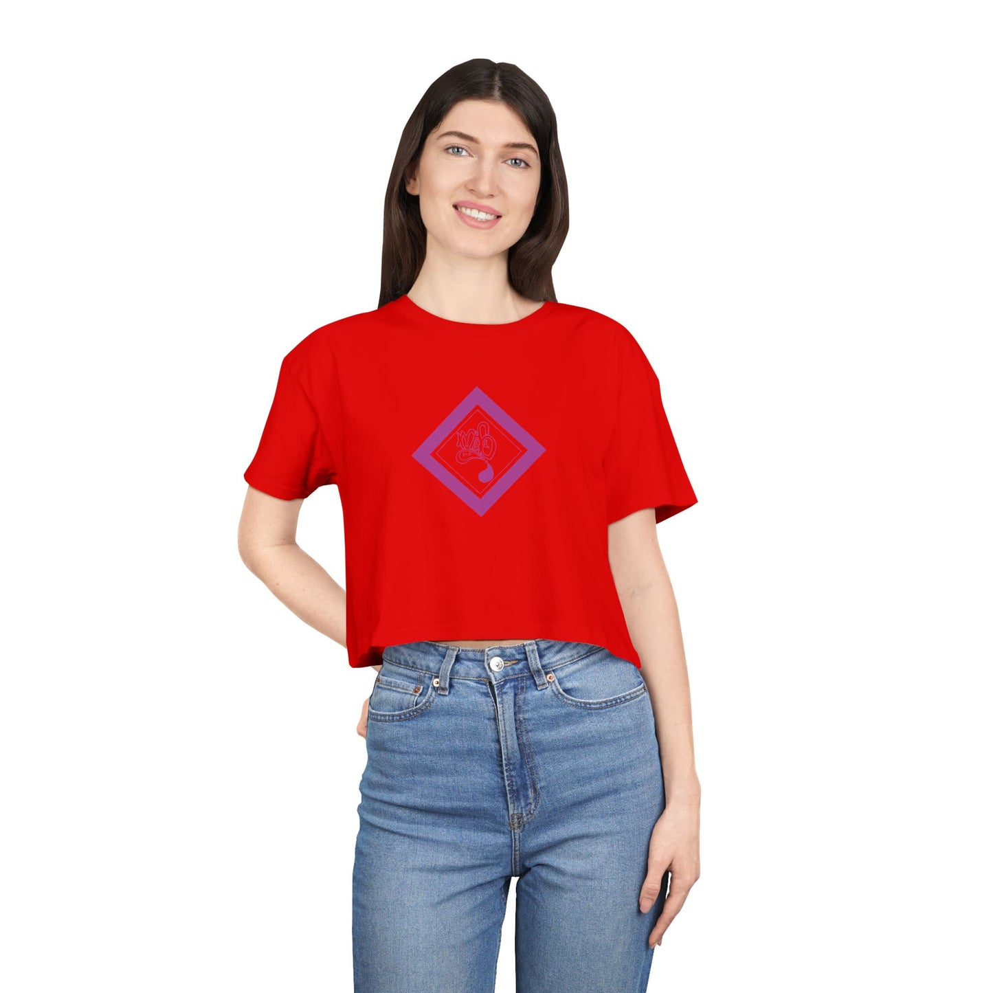 Stylish Women's Crop Tee for Every Occasion, Casual Top, Trendy Tee, Gift for Her, Summer Fashion, Lightweight Crop Shirt
