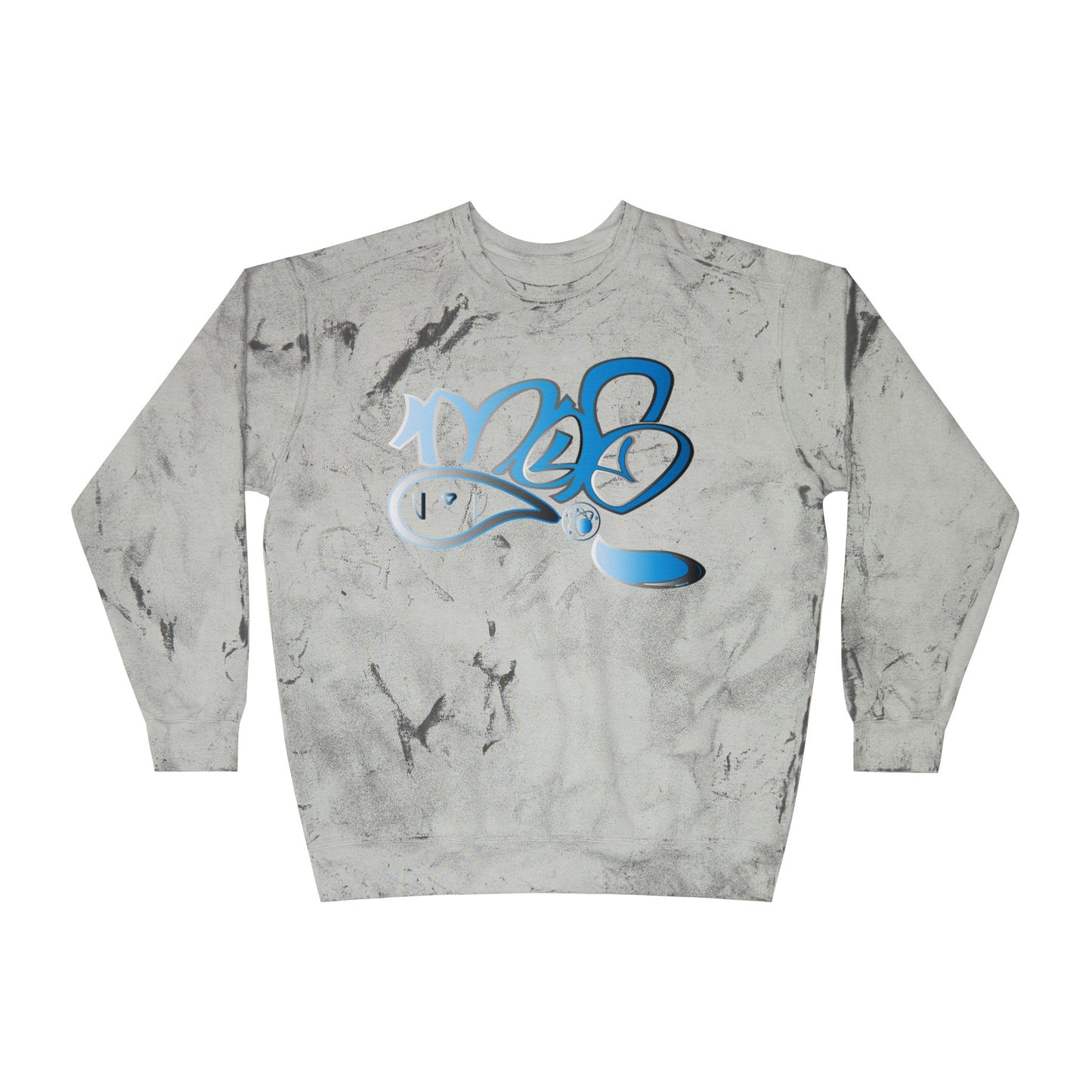 Abstract Marble Print Unisex Sweatshirt - Cozy Graphic Sweater for Casual Style, Birthday Gift, Streetwear, Art Lover Fashion