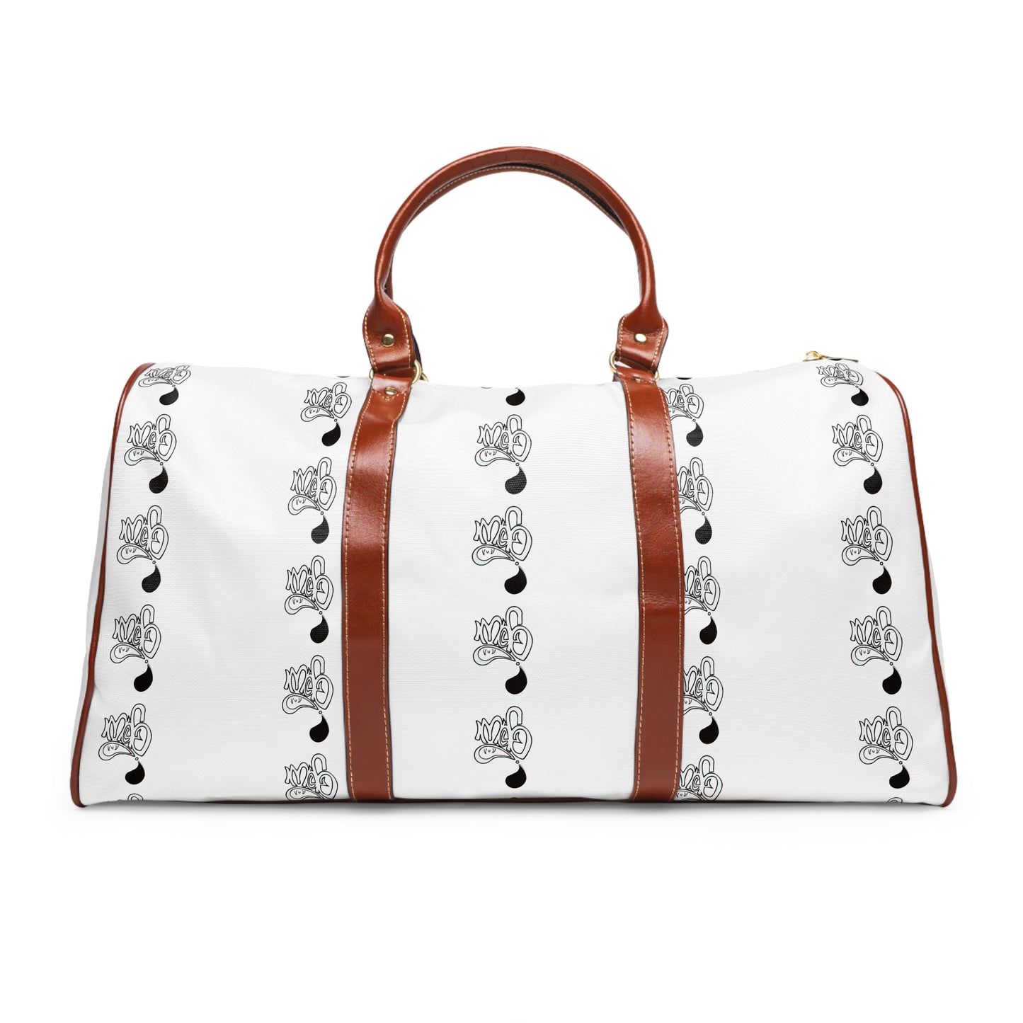 Stylish Waterproof Travel Bag, Music-Themed Duffel, Weekender Bag, Perfect for Travel, Concerts, and Getaways