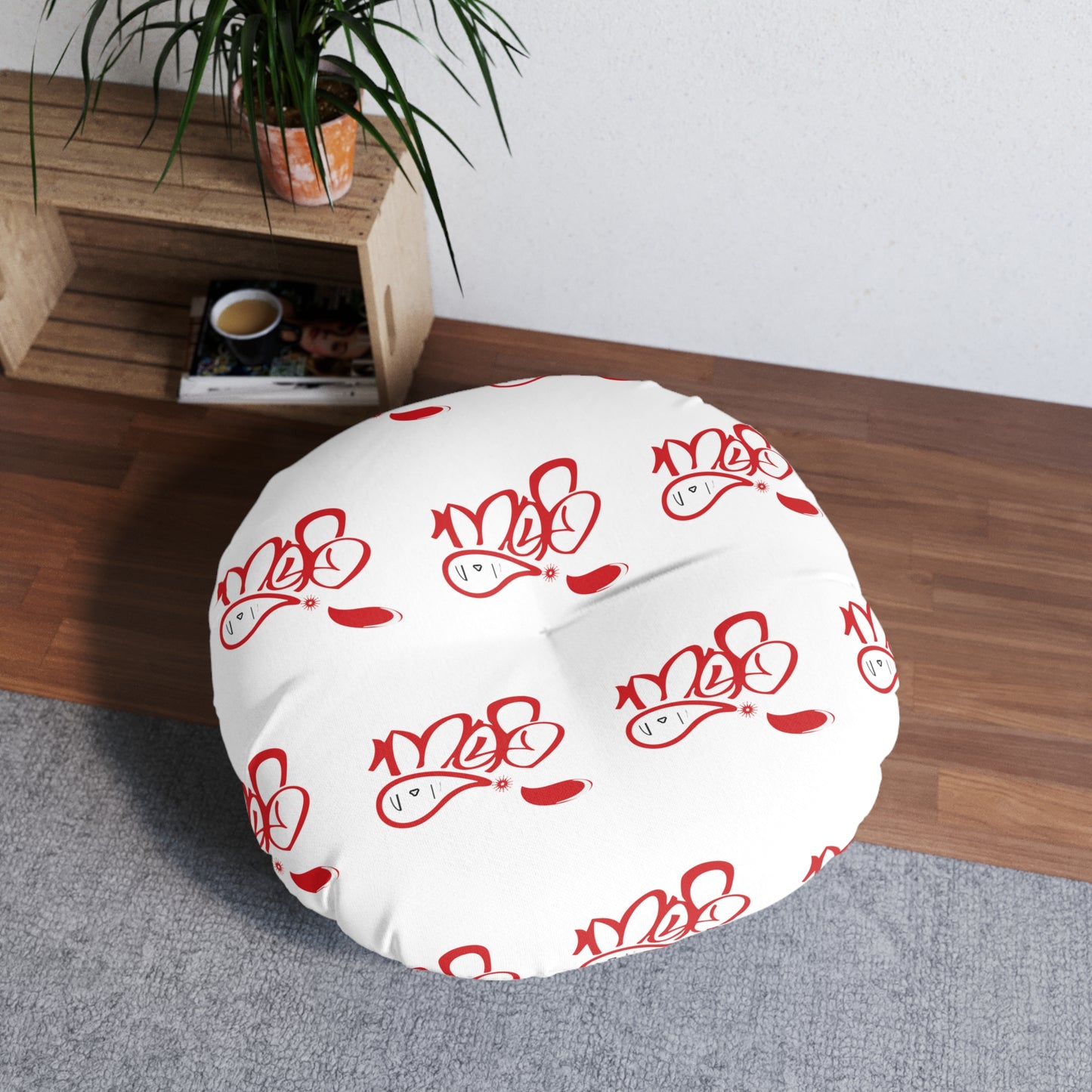 Tufted Floor Pillow, Round for Cozy Living Spaces, Perfect for Relaxation, Boho Decor, Home Accents, Gift Idea for Friends