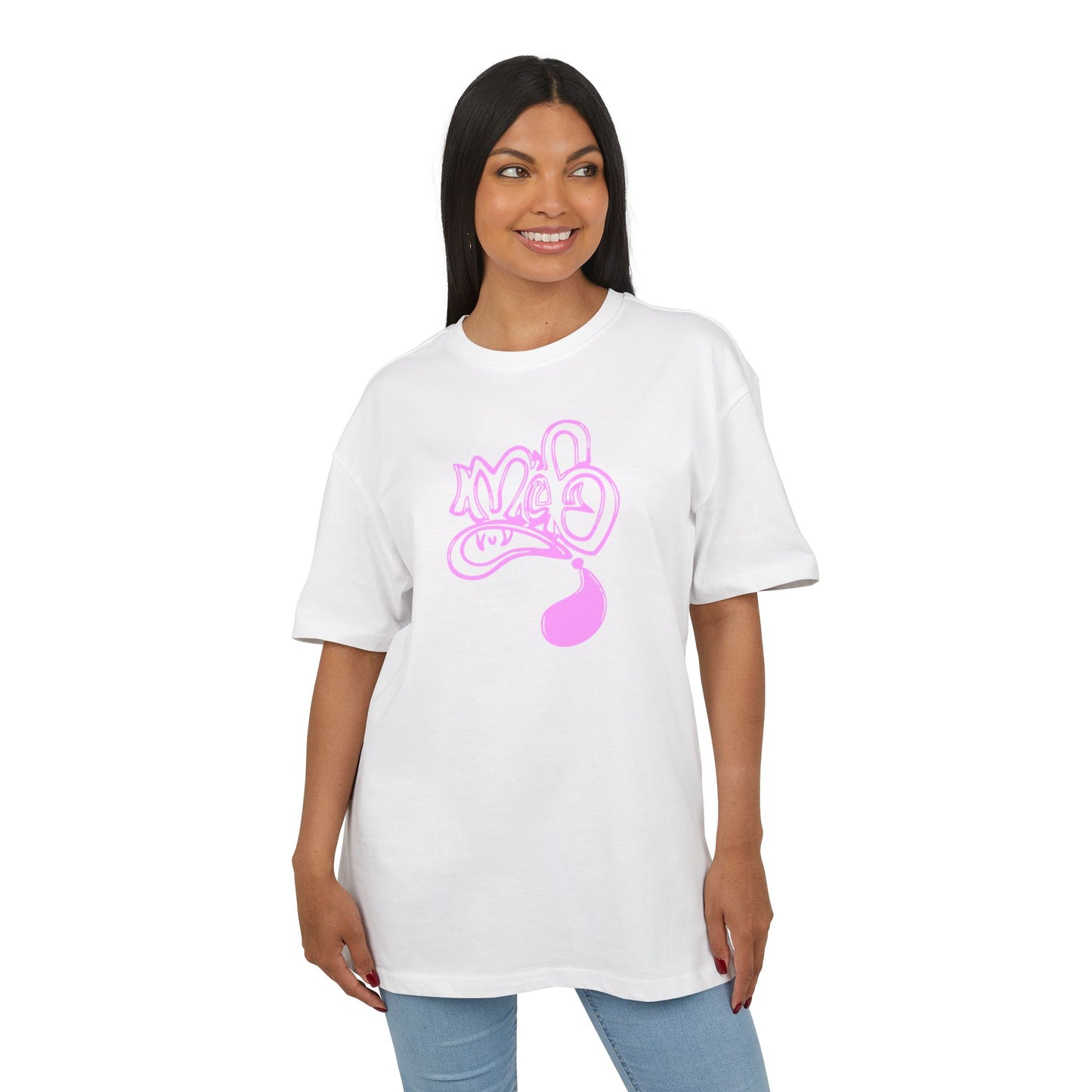 Vibrant Expression Unisex Oversize Tee | Cool Casual Wear, Streetwear, Gift for Friends, Everyday Comfort, Art-Inspired Fashion