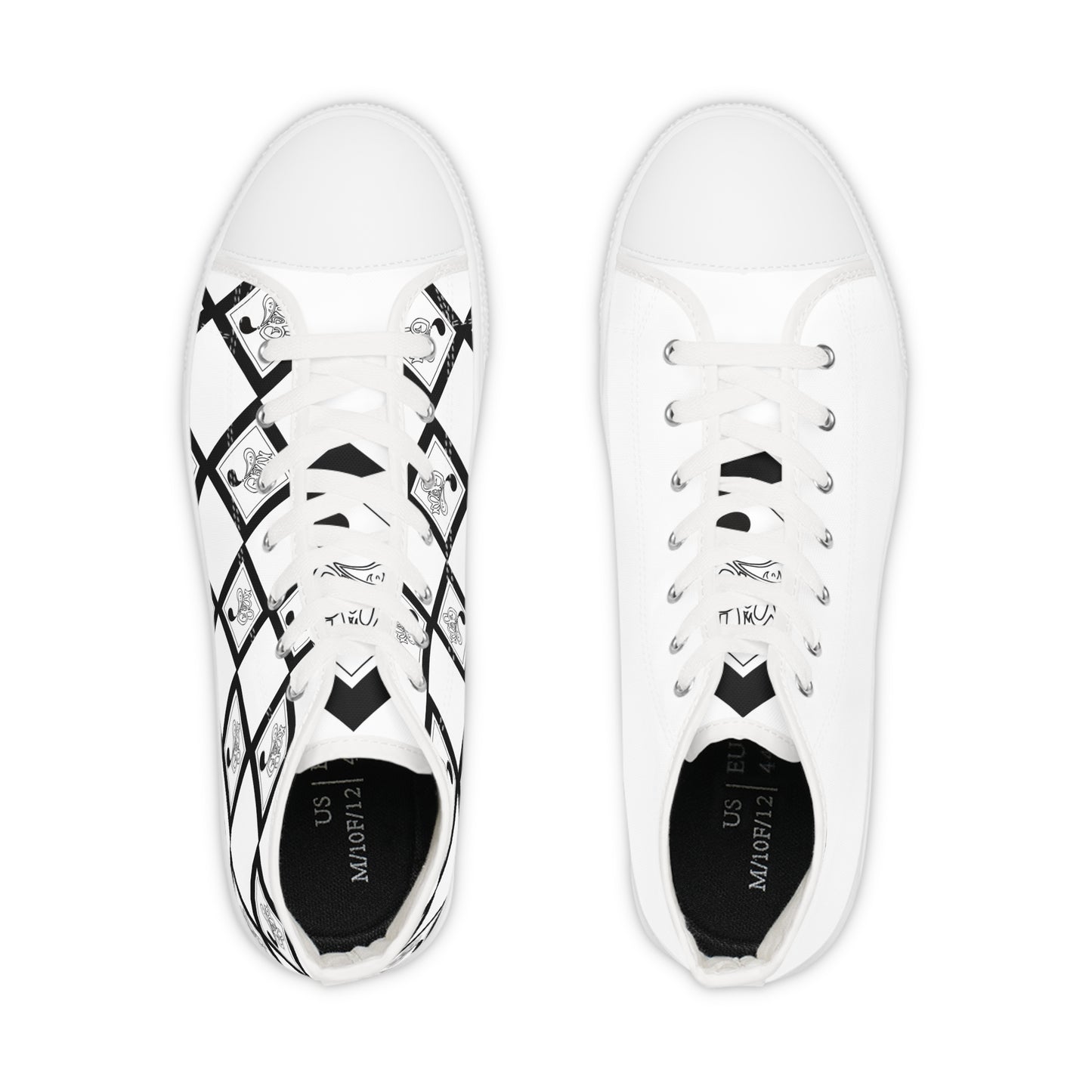 Stylish High Top Sneakers for Men - Trendy Footwear, Casual Outfits, Streetwear Essentials, Gift for Him, Unisex Sneakers