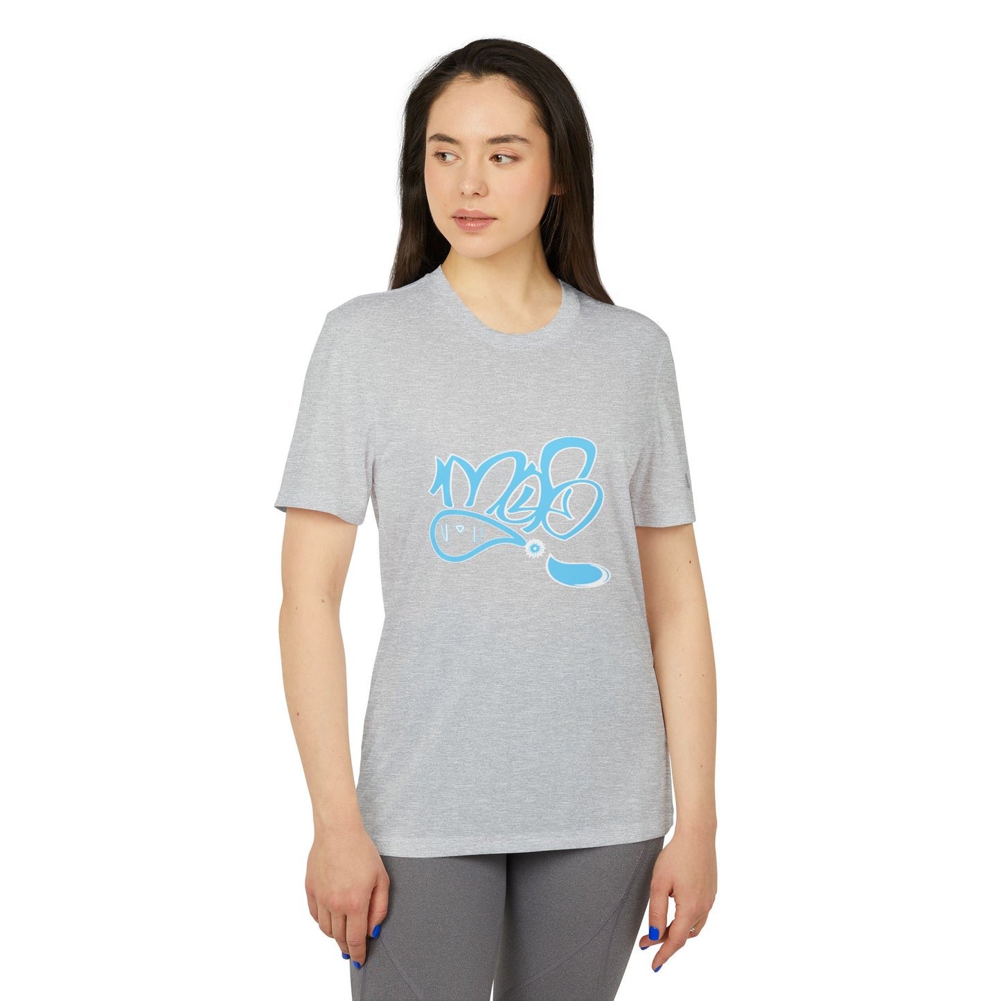 Adidas Unisex Sport T-Shirt with Graffiti Design, Casual Athletic Tee, Streetwear Style, Perfect for Workout or Daily Wear