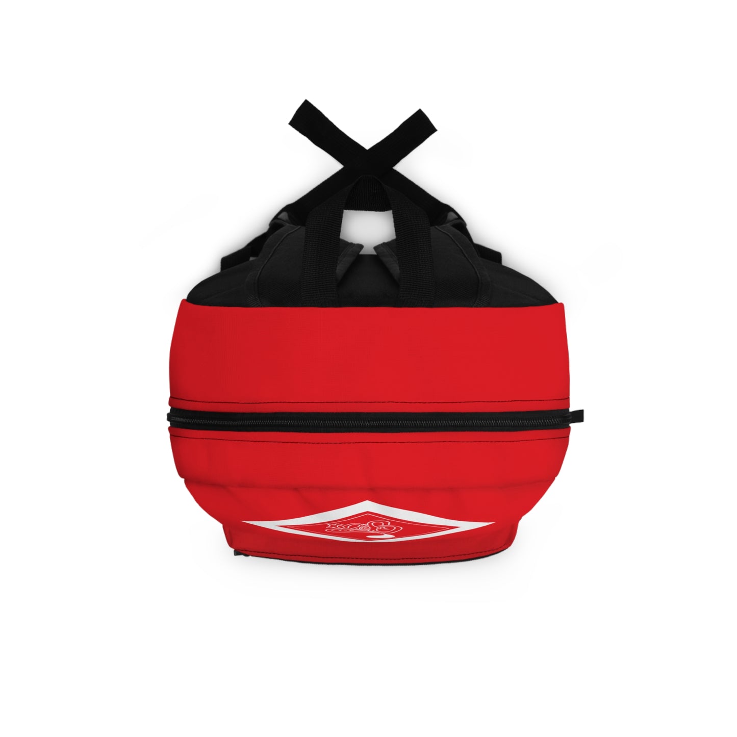 Vibrant Red Backpack with Artistic Design, Stylish School Bag, Everyday Essentials, Gift for Teens, Trendy Travel Gear