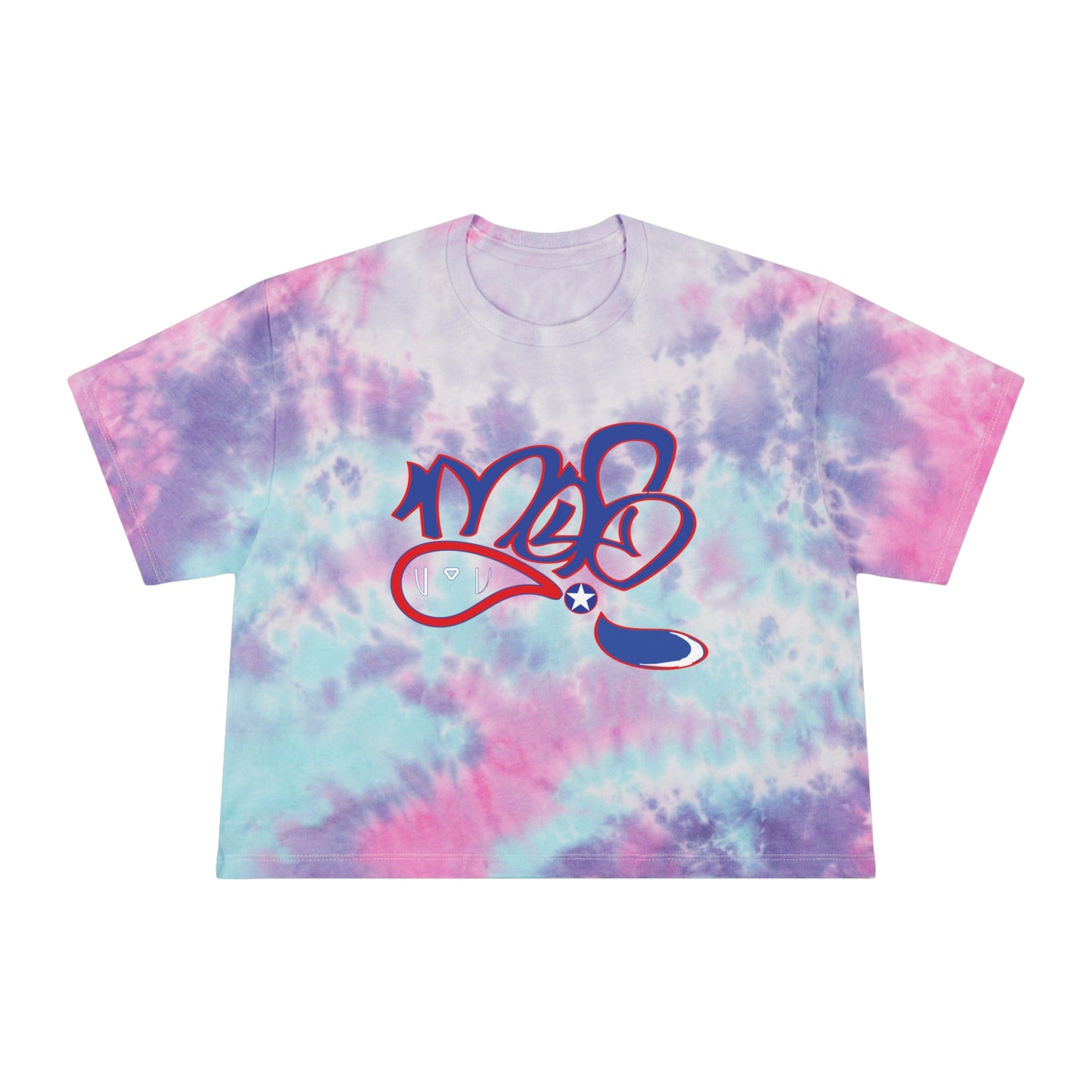 Vibrant Women's Tie-Dye Crop Tee | Casual Summer Top, Beachwear, Gift for Her, Festival Attire, Comfortable and Stylish