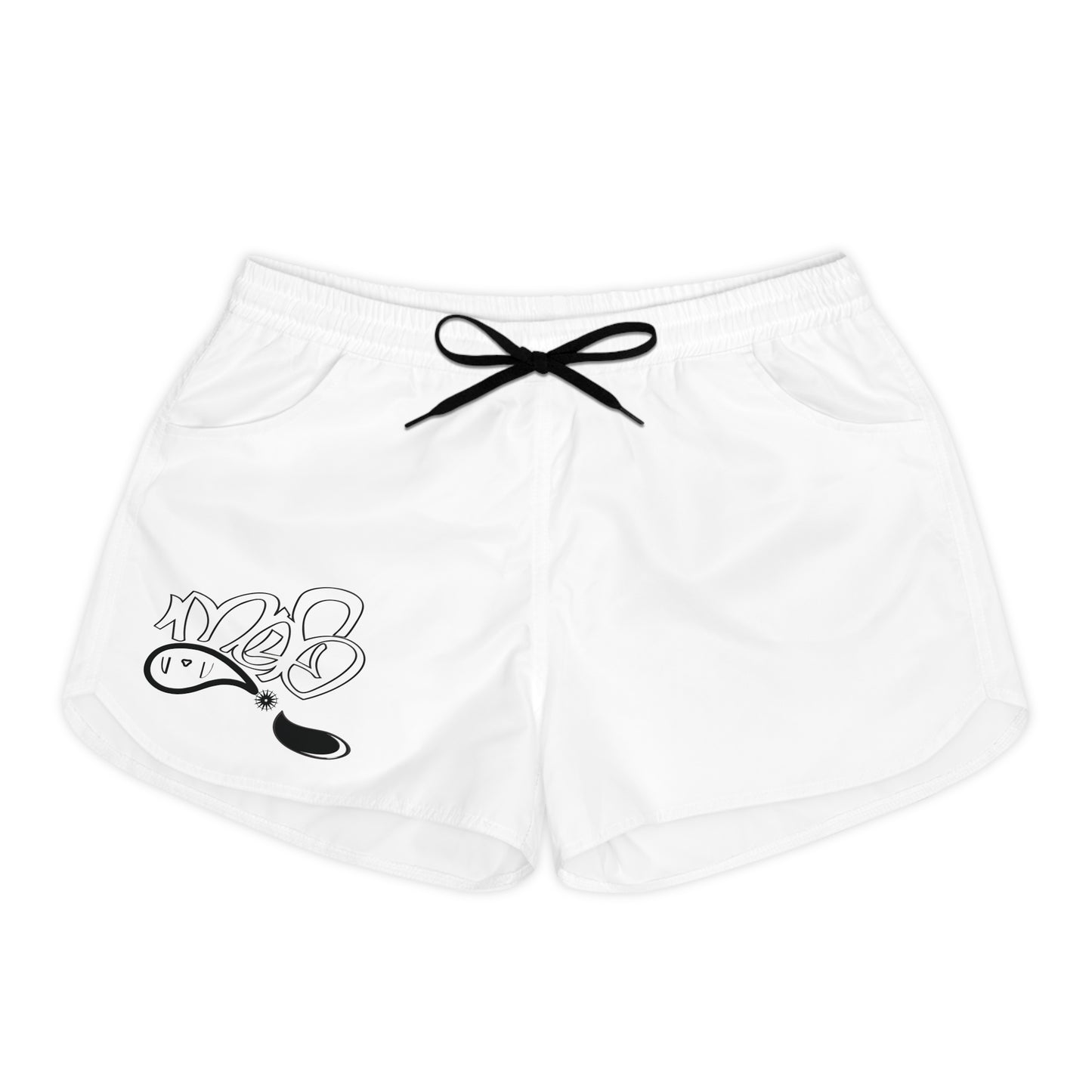 Women's Casual Shorts with Playful Design - Perfect for Summer, Beach Days, Relaxation, Gifts, Everyday Wear