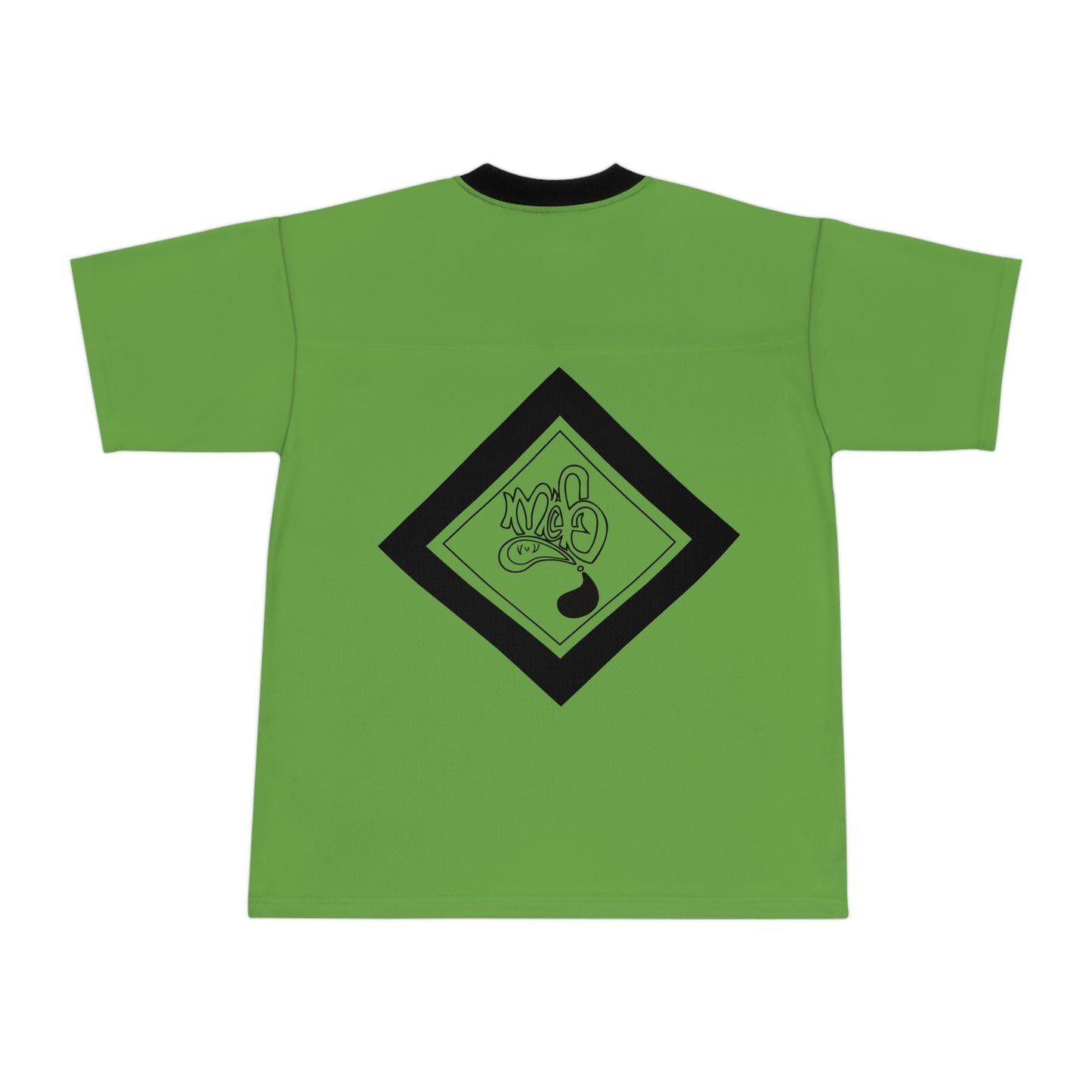Unisex Football Jersey - Bold Green Statement Tee, Comfortable Sportswear, Ideal for Game Day, Fitness, and Casual Wear