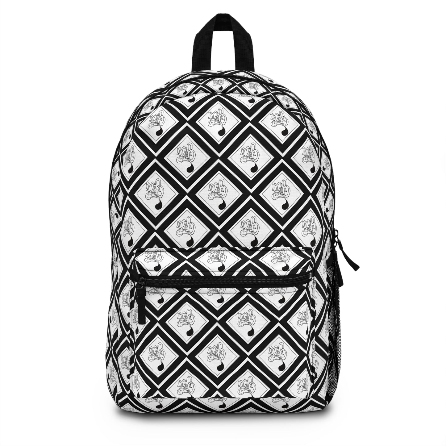 Stylish Geometric Backpack, Trendy School Bag, Everyday Tote, Travel Backpack, Unique Gift Idea