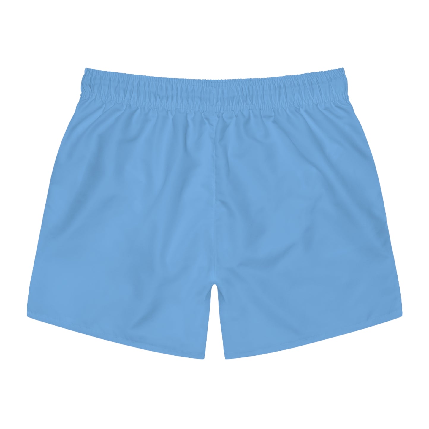 Cool Blue Swim Trunks with Fun Design, Summer Beachwear, Vacation Swim Shorts, Stylish Poolside Attire, Trendy Men's Swimwear