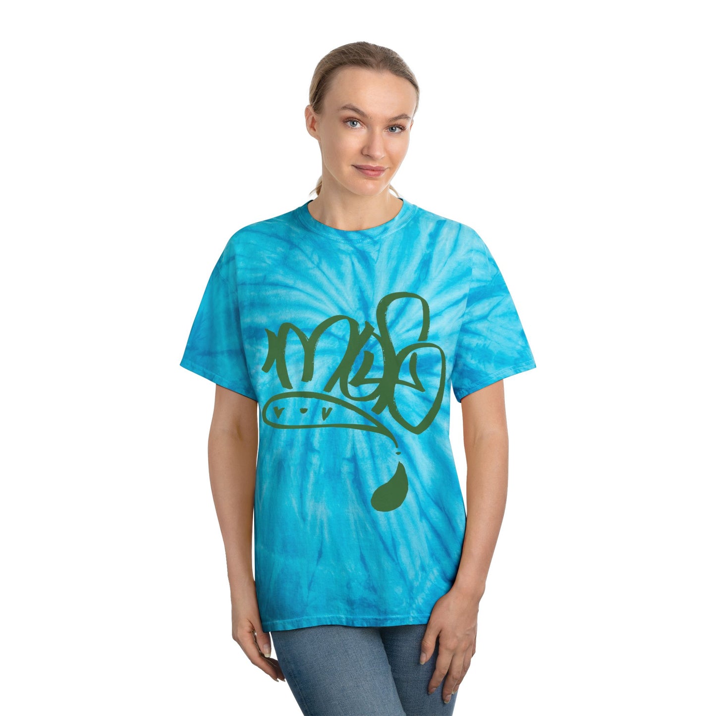 Cheerful Tie-Dye Tee, Cyclone Design, Summer Vibes, Great for Festivals, Casual Wear, Eco-Friendly Apparel