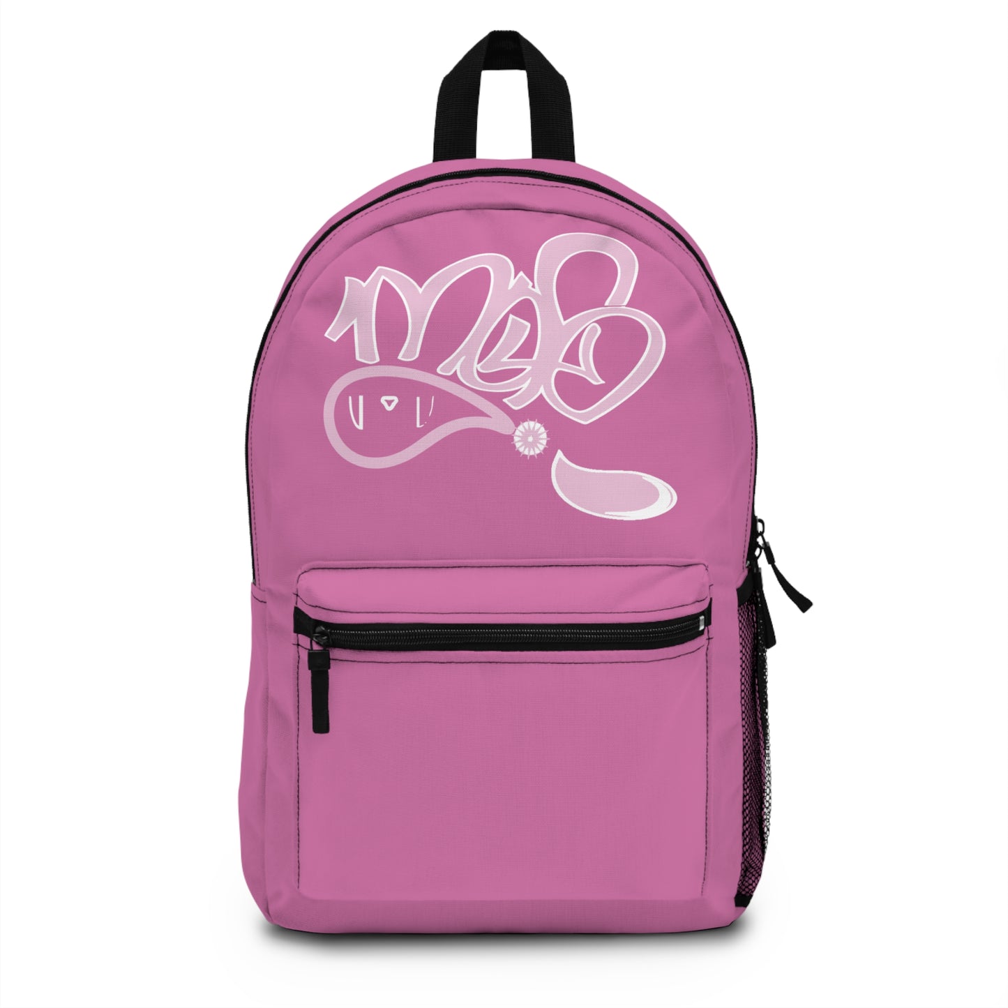 Trendy Pink Graffiti Backpack for Everyday Use, School, Travel, Gifts, Streetwear, Urban Style