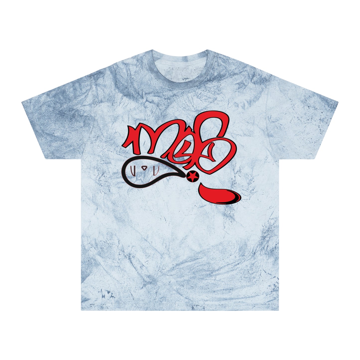 Color Blast Graphic Tee for Festival Vibes, Unisex T-Shirt, Streetwear, Summer Fashion, Creative Expression, Casual Style