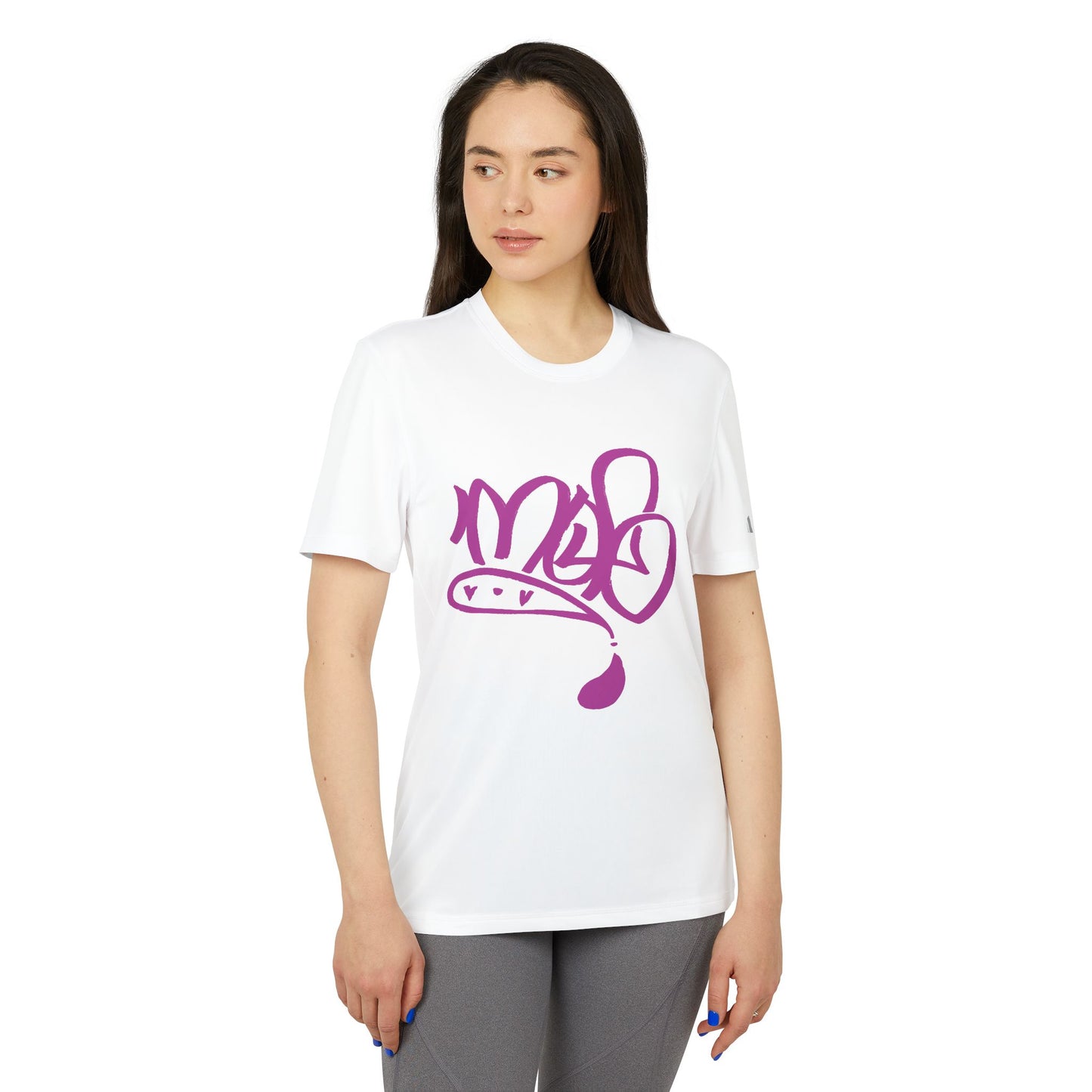 Unisex Sport T-shirt with Graffiti Design, Athletic Shirt, Casual Wear, Fitness Outfit, Trendy Workout Tee
