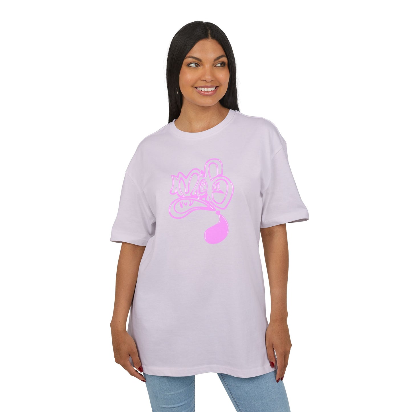 Vibrant Expression Unisex Oversize Tee | Cool Casual Wear, Streetwear, Gift for Friends, Everyday Comfort, Art-Inspired Fashion