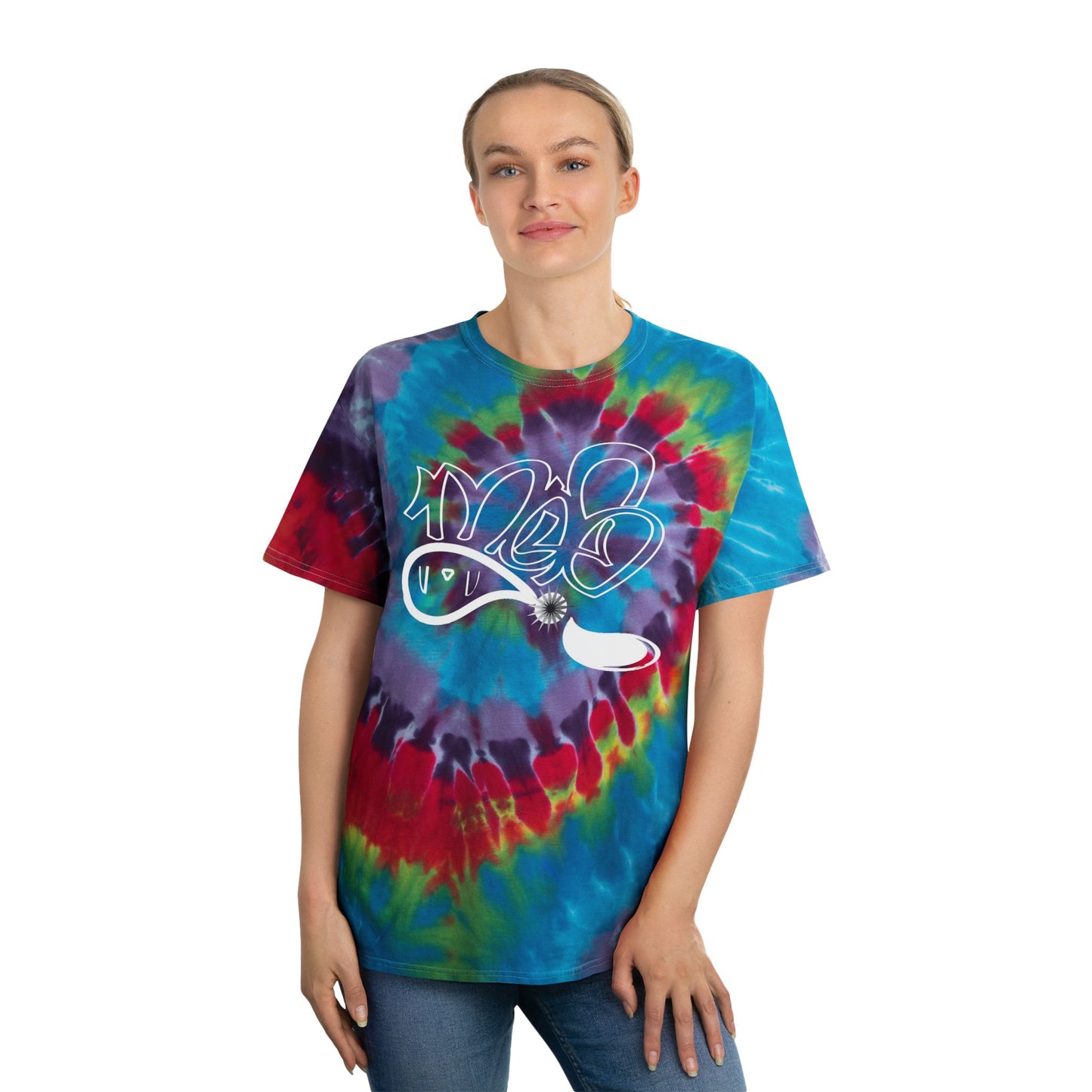 Spiral Tie-Dye Tee - Vibrant Summer Vibe Shirt for Festivals, Beach Days, Casual Wear, Unique Gift, Retro Style