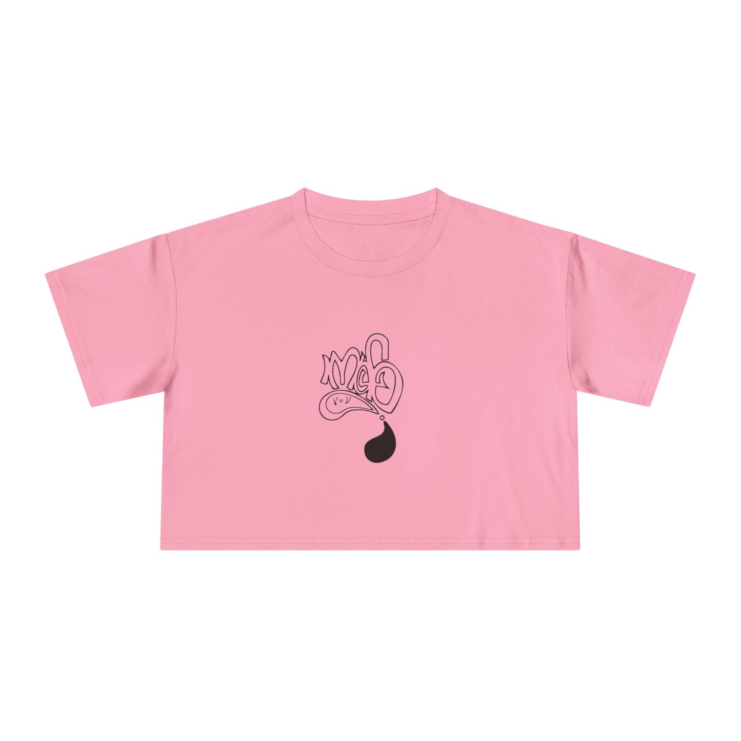 Bold Statement Women's Crop Tee, Casual Summer Top, Graphic Tee, Trendy Streetwear, Gift for Her, Festival Wear