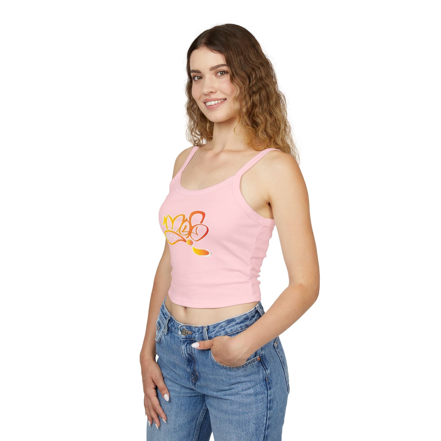 Stylish Women's Spaghetti Strap Tank Top | Trendy Summer Top, Casual Wear, Beach Vacation, Graphic Design, Gift for Her
