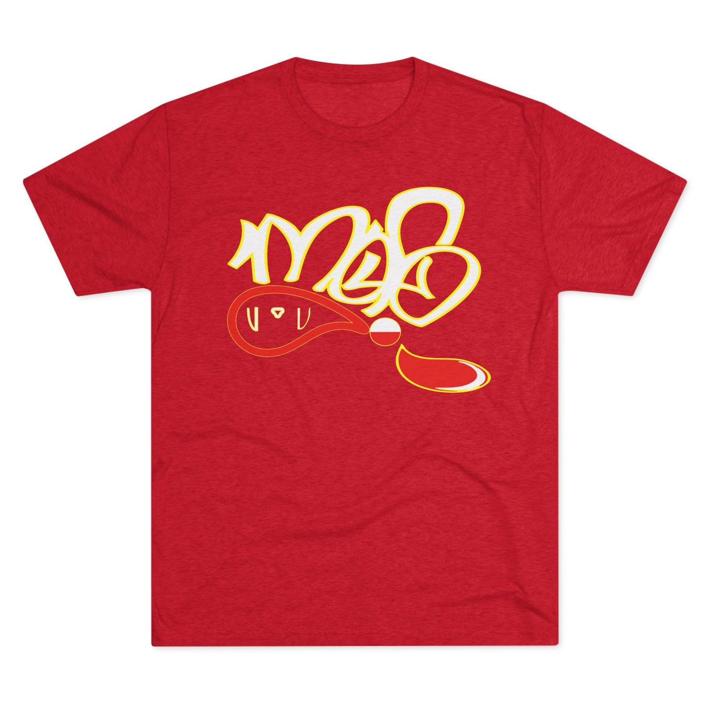 Artistic Unisex Tri-Blend Tee | Casual Wear, Gift for Art Lovers, Vibrant Design, Everyday Style, Summer Essential