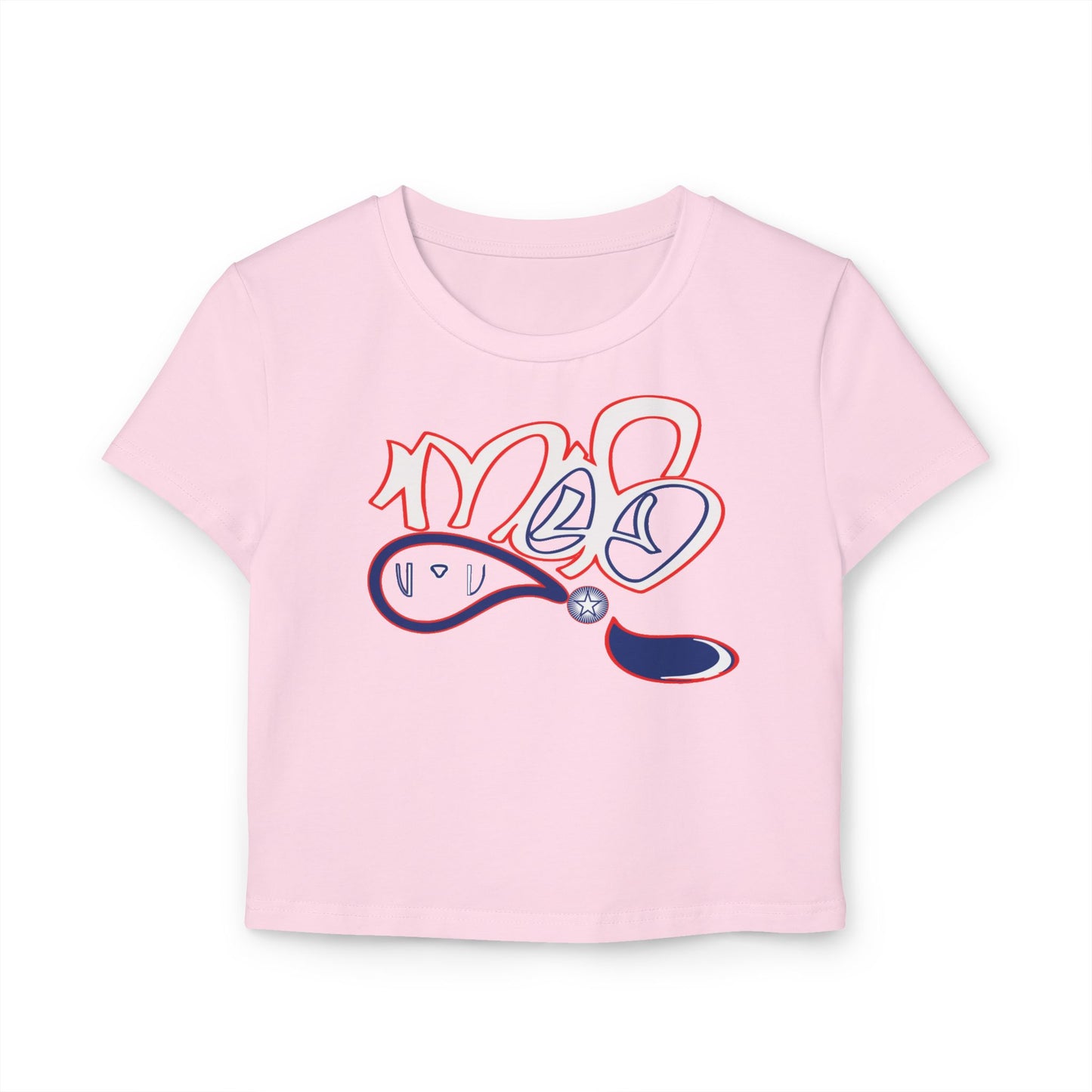 Cute Women's Baby Tee with Colorful Design, Stylish Summer Fashion, Graphic Top, Casual Tee, Gift for Her